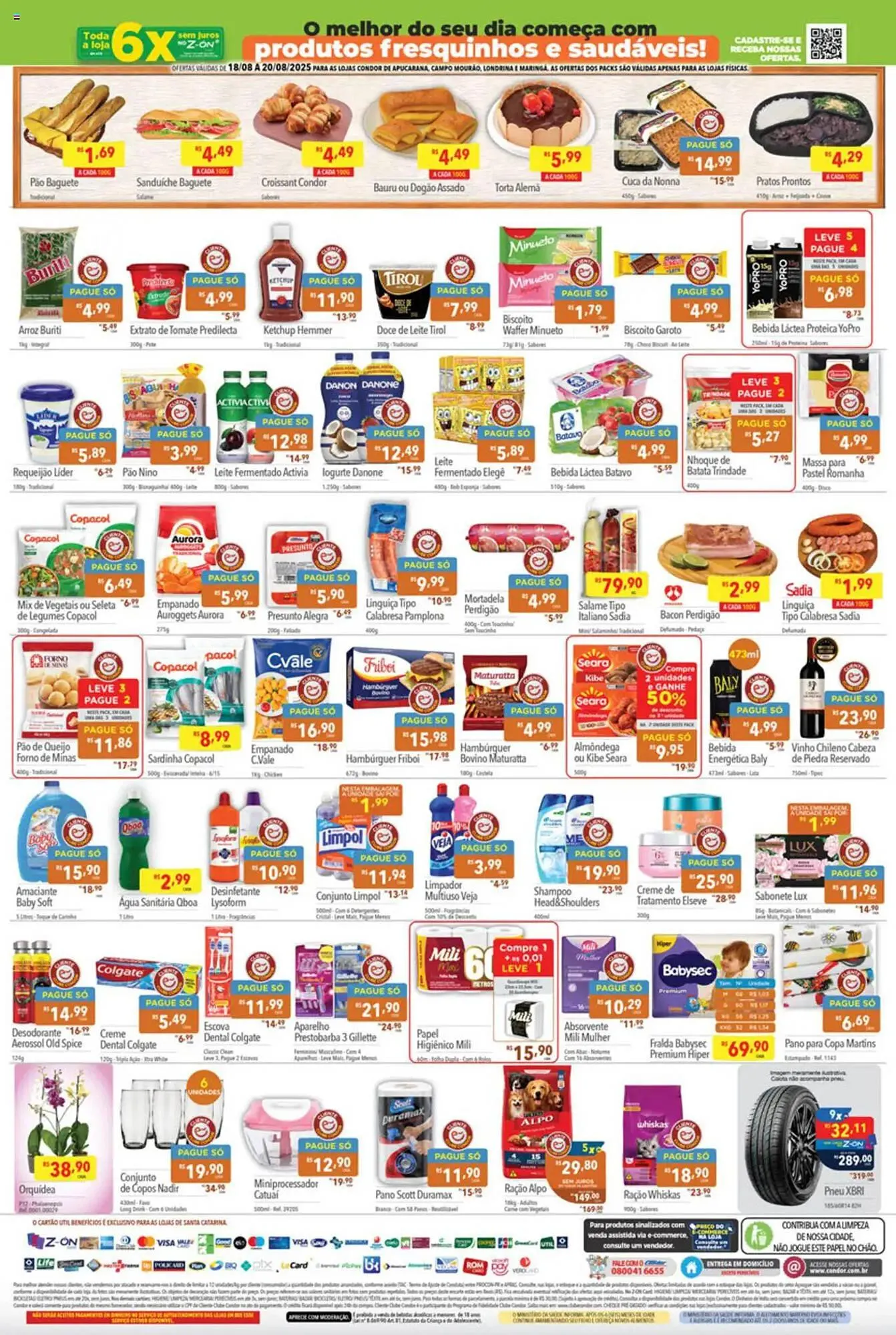 Encarte de Catálogo Supermercados Condor 18 de agosto até 20 de agosto 2025 - Pagina 2