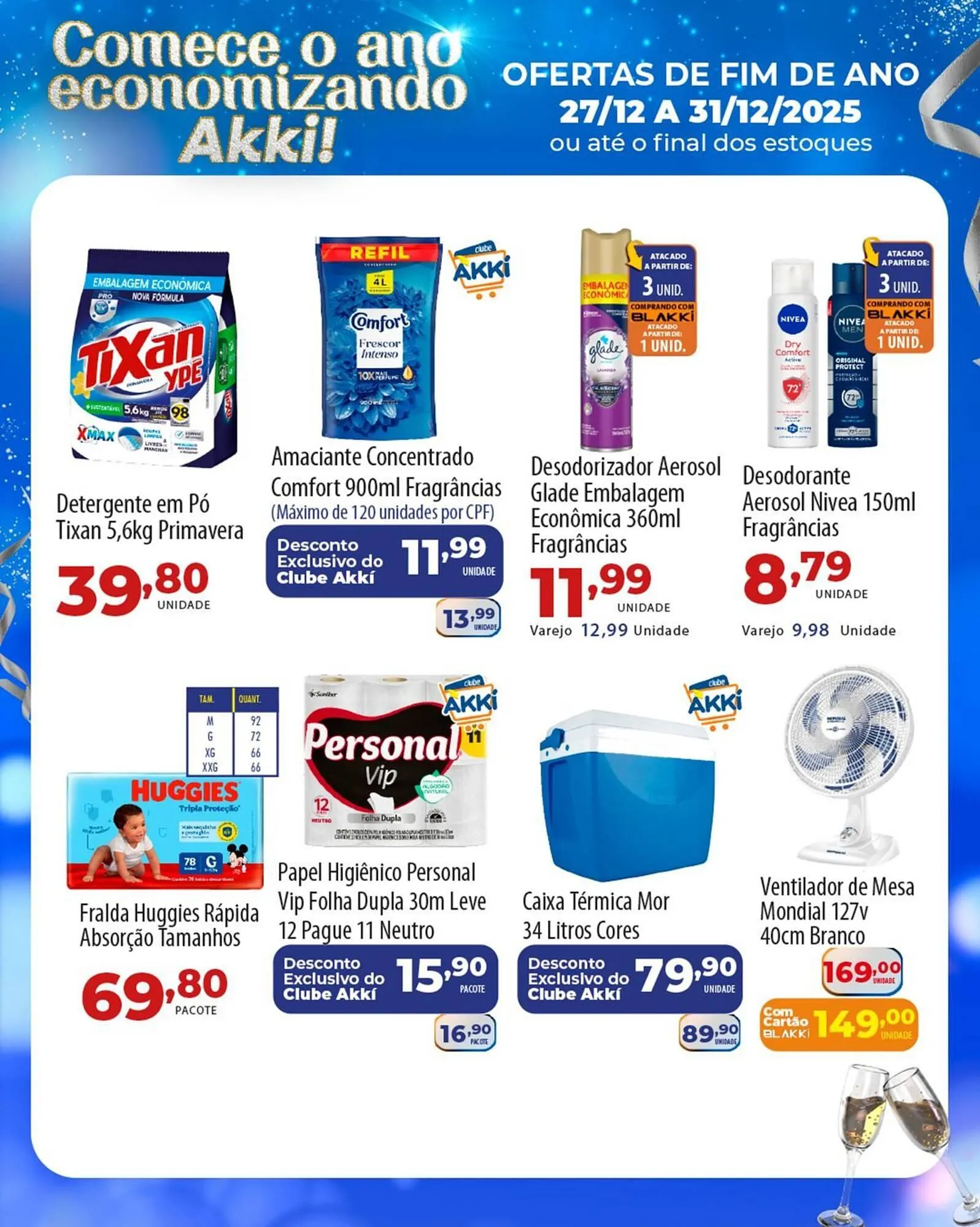Encarte de Folheto Akki Atacadista 27 de dezembro até 31 de dezembro 2025 - Pagina 1