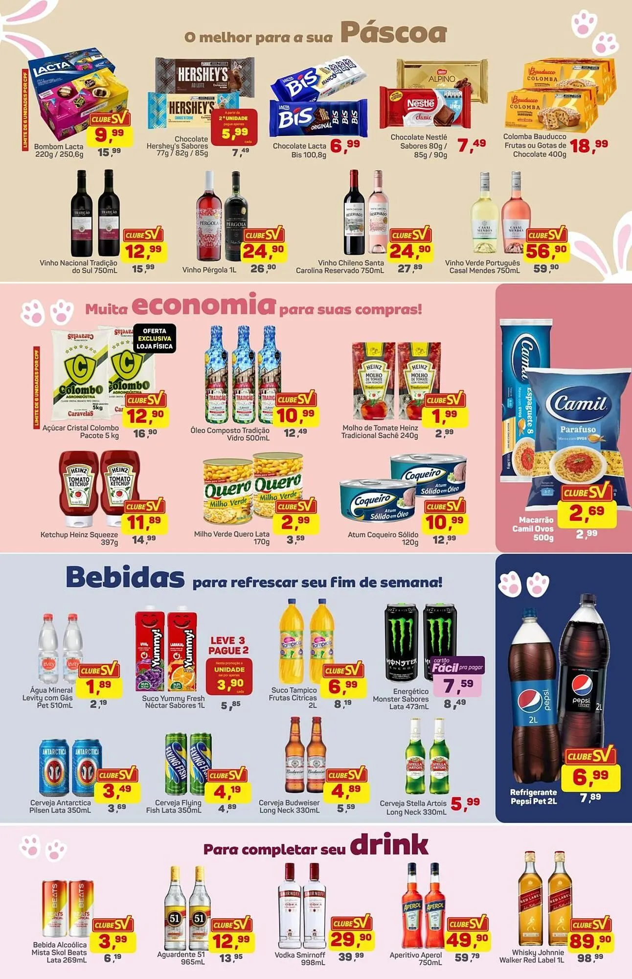 Encarte de Catálogo Supermercados São Vicente 3 de abril até 5 de abril 2026 - Pagina 3