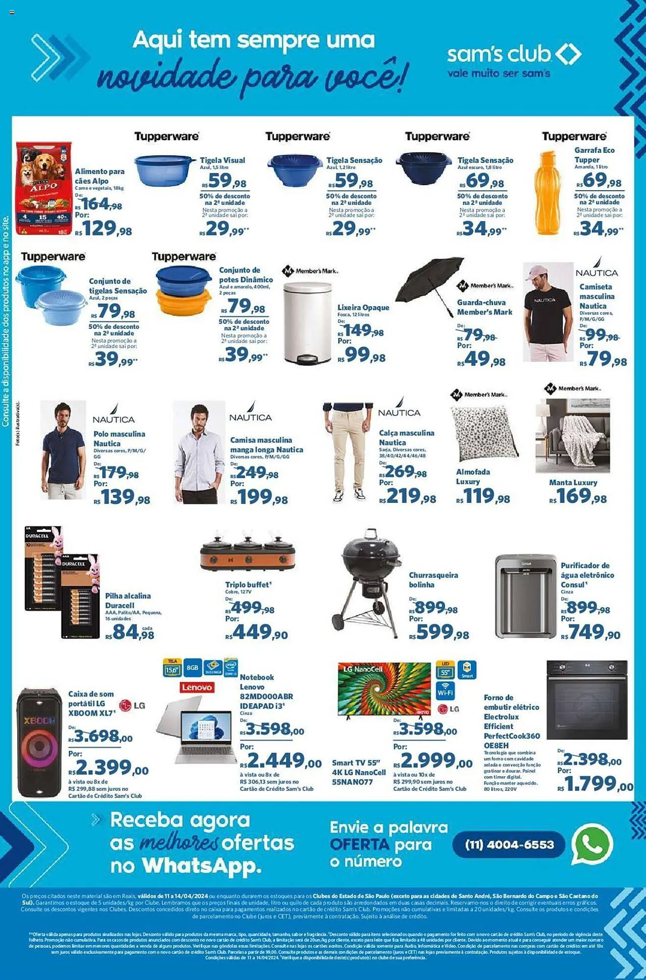 Encarte de Catálogo Sam's Club 11 de abril até 14 de abril 2024 - Pagina 3