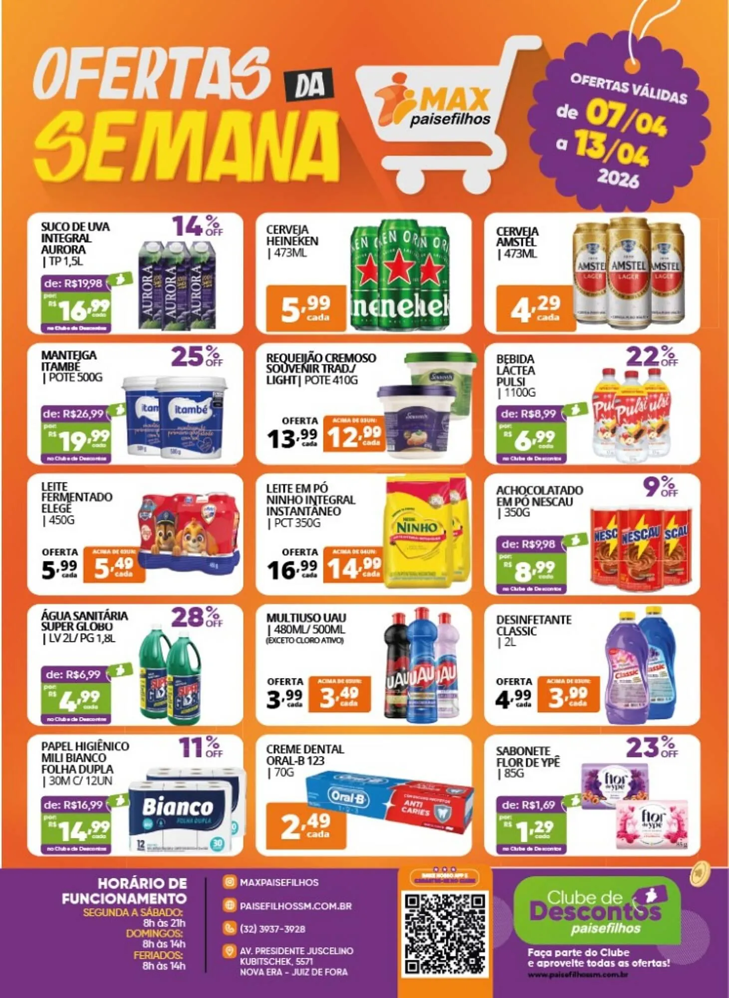 Encarte de Catálogo Pais e Filhos Supermercados 7 de abril até 13 de abril 2026 - Pagina 2
