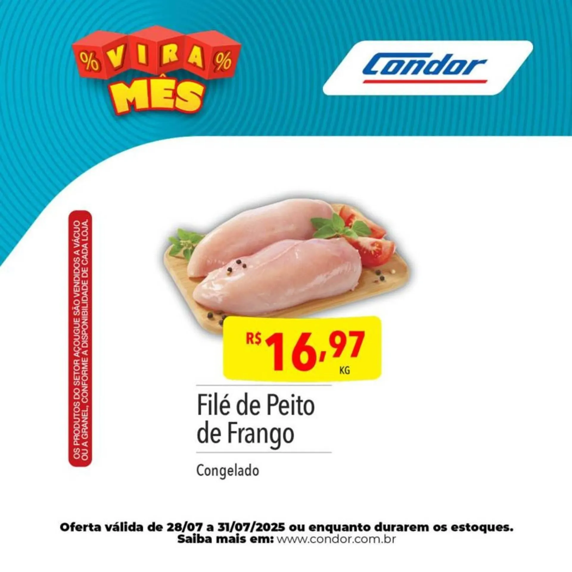 Encarte de Catálogo Supermercados Condor 30 de julho até 31 de julho 2025 - Pagina 1
