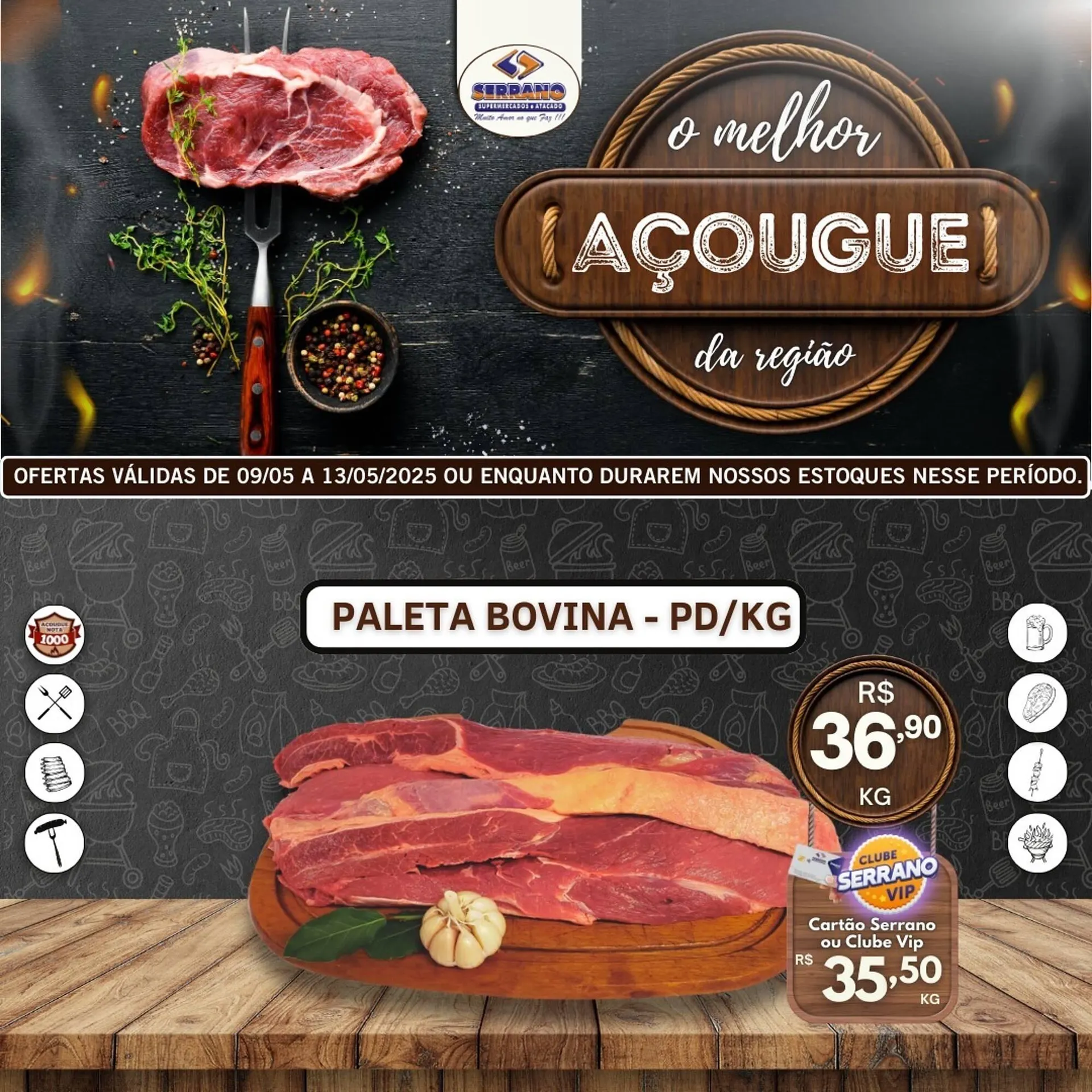 Encarte de Catálogo Serrano Supermercado 10 de maio até 13 de maio 2025 - Pagina 2