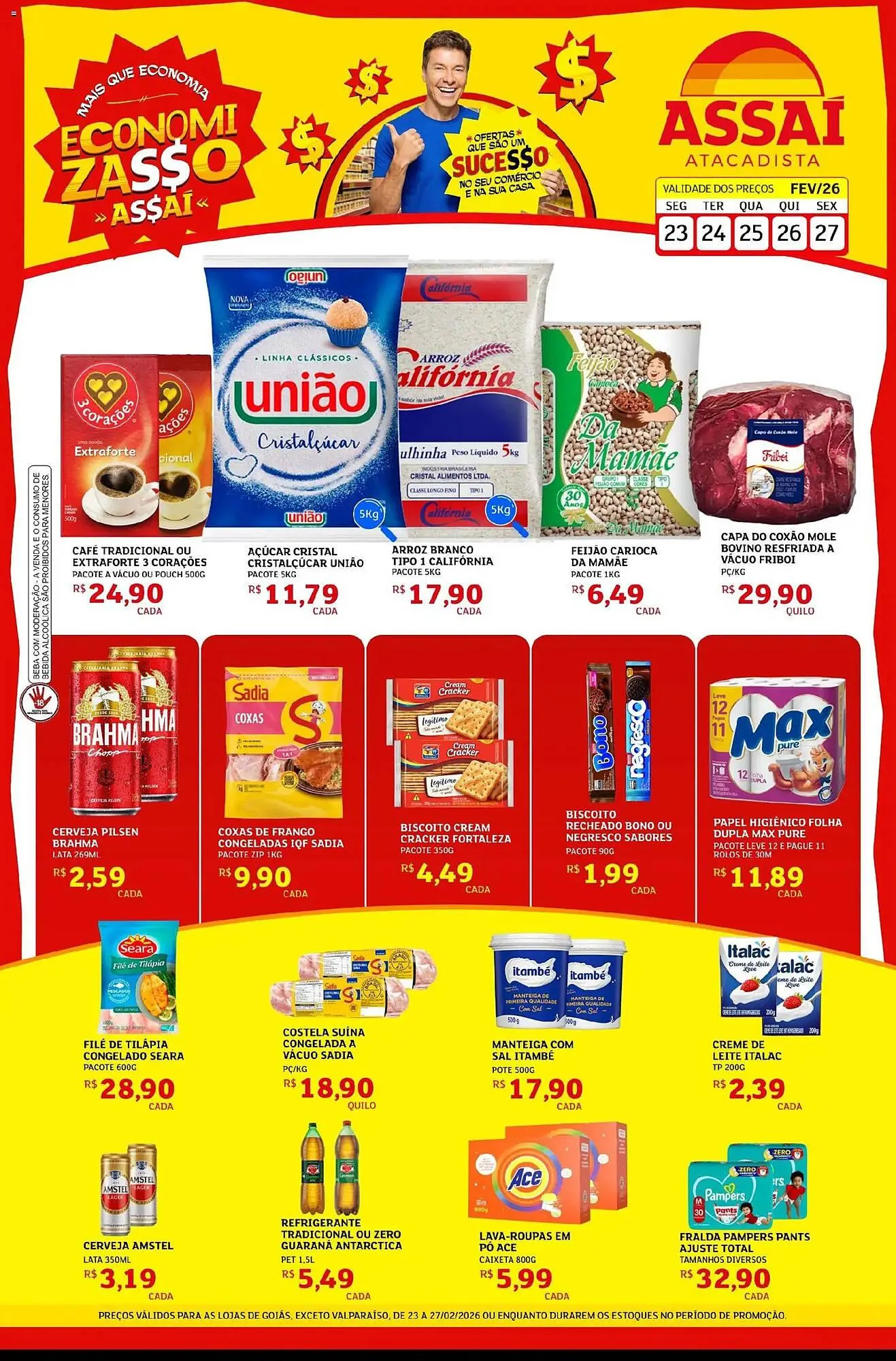 Encarte de Encarte Assaí Atacadista 23 de fevereiro até 27 de fevereiro 2026 - Pagina 1