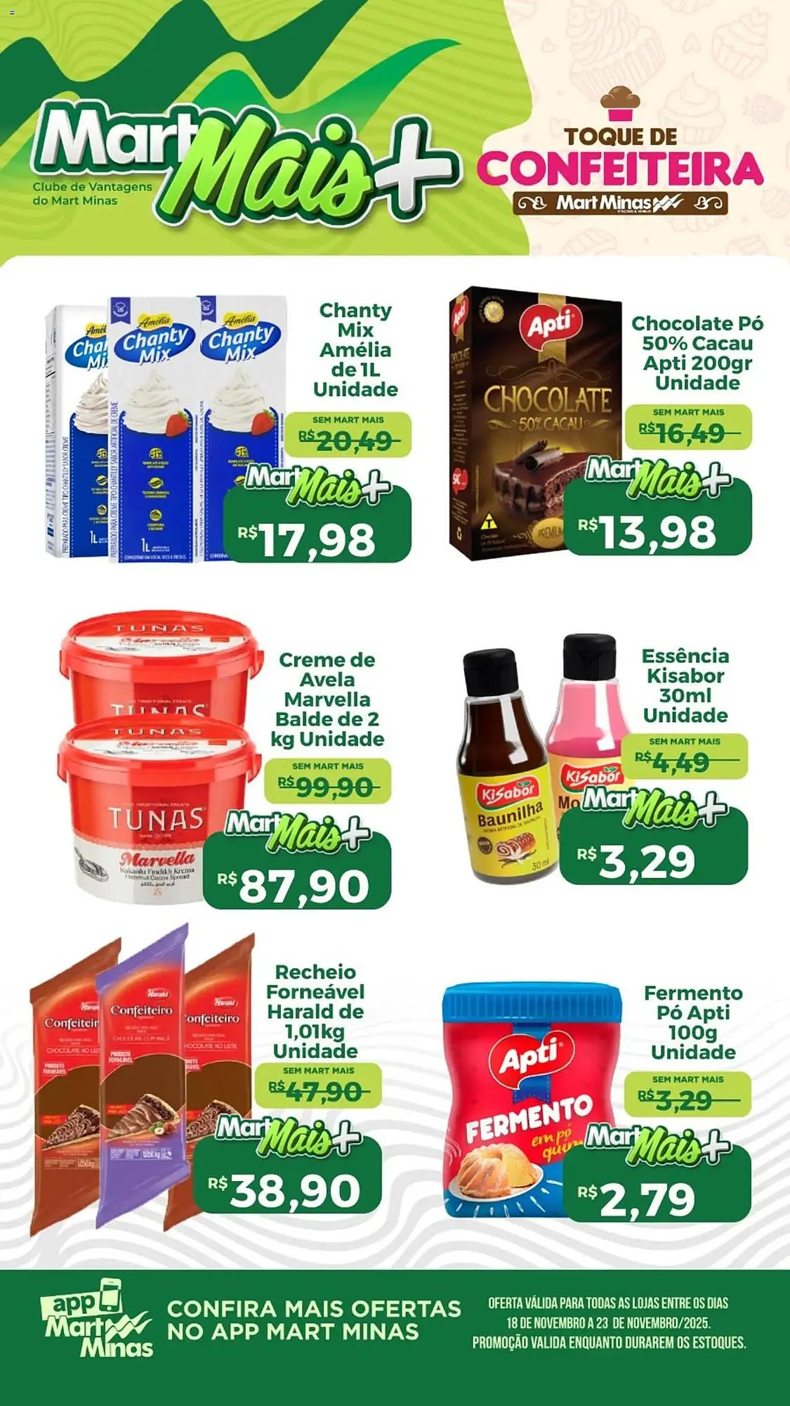 Encarte de Folheto Mart Minas 18 de novembro até 24 de novembro 2025 - Pagina 1