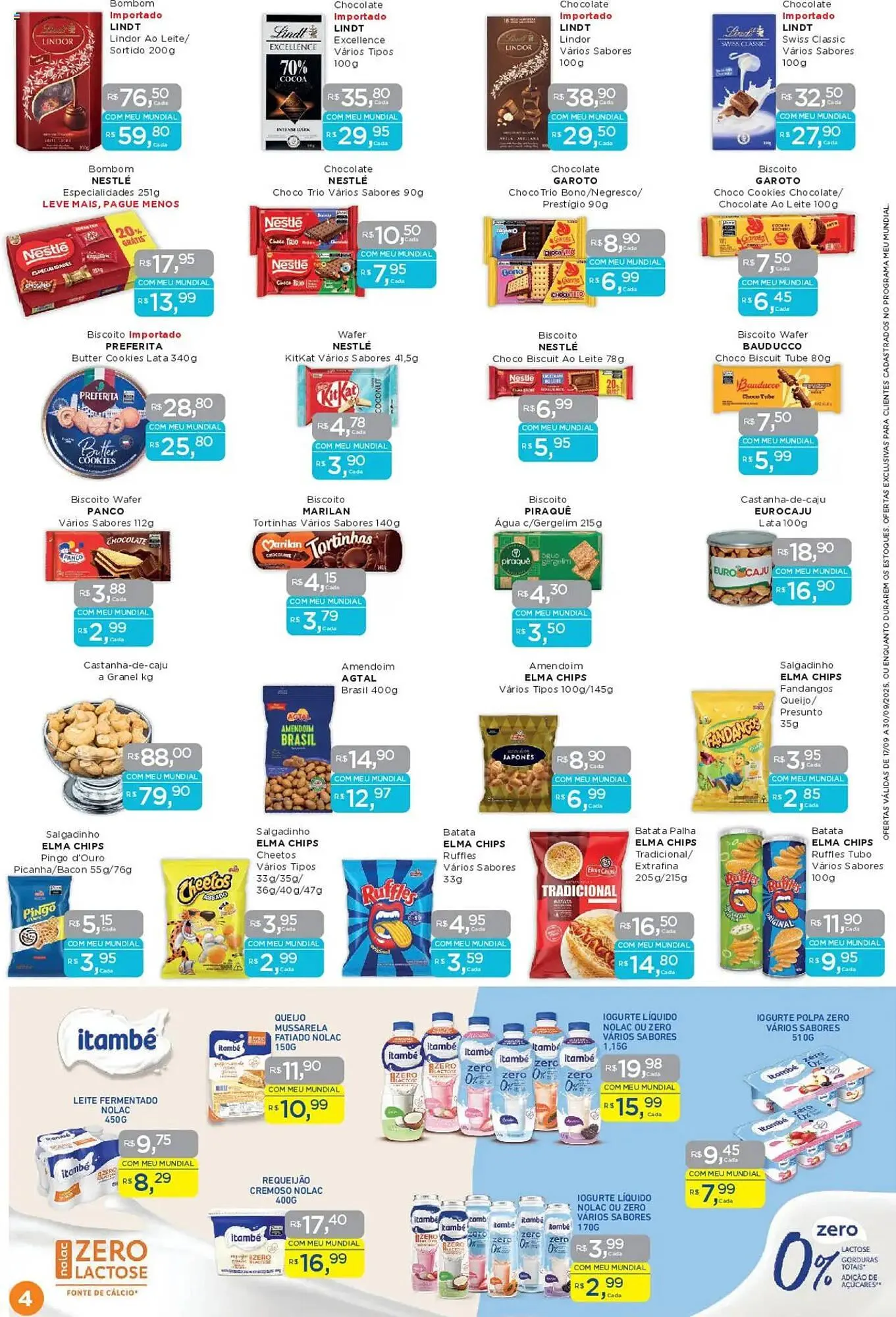 Encarte de Encarte Supermercados Mundial 17 de setembro até 30 de setembro 2025 - Pagina 4