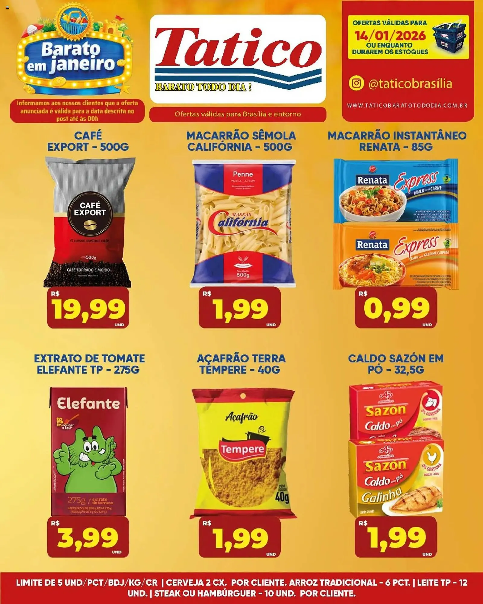 Encarte de Tabloide Tatico 14 de janeiro até 14 de janeiro 2026 - Pagina 3