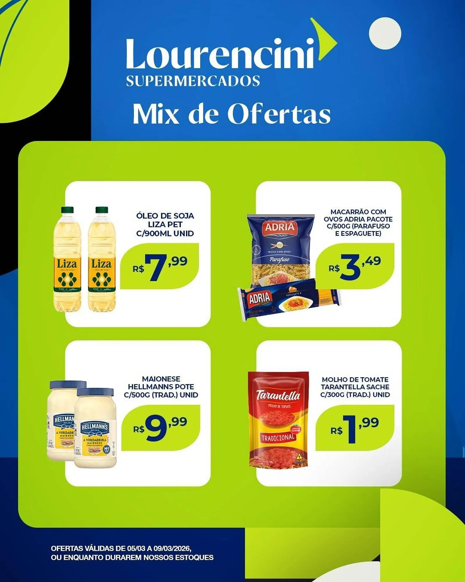 Encarte de Catálogo Lourencini Supermercados 6 de março até 9 de março 2026 - Pagina 3
