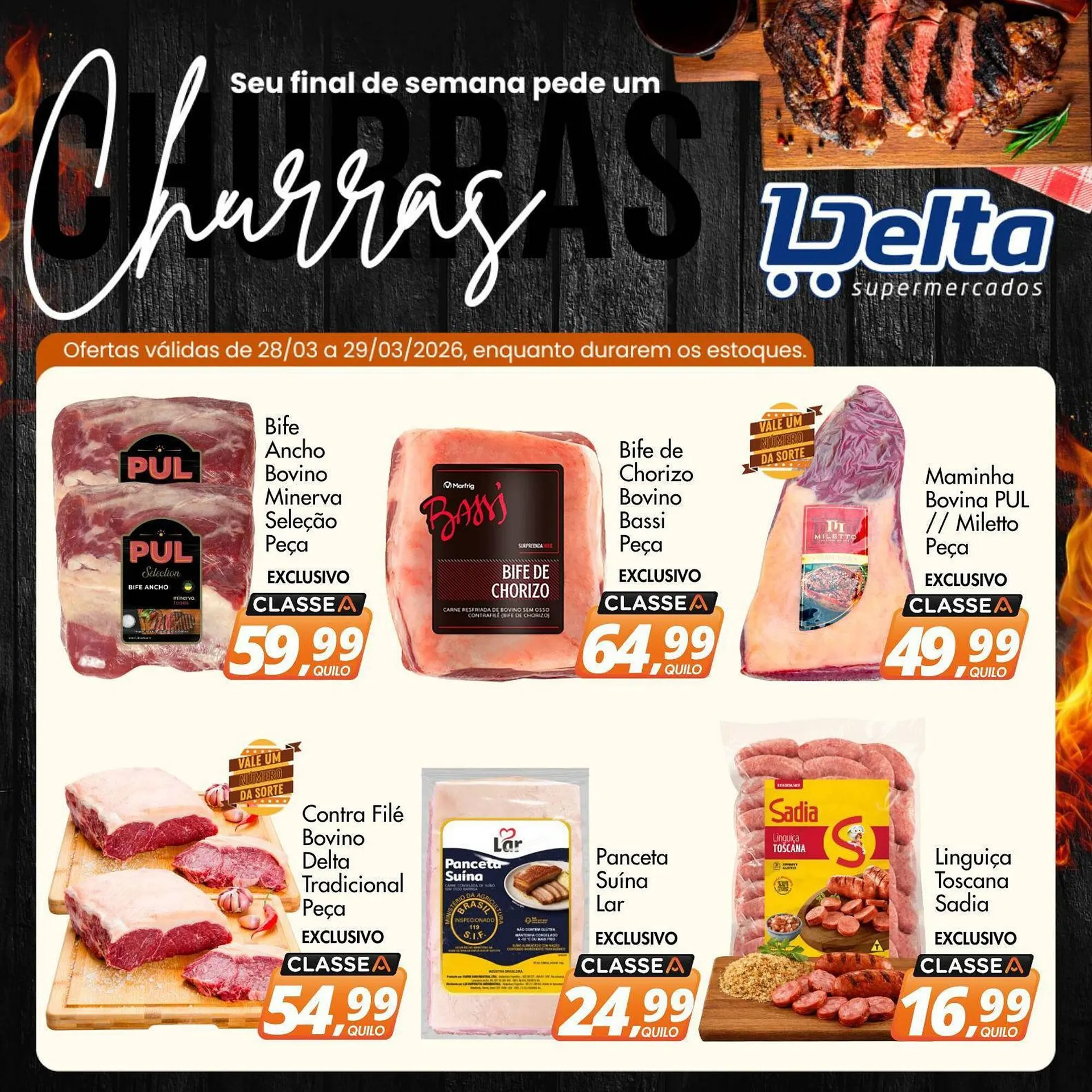 Encarte de Catálogo Delta Supermercados 28 de março até 29 de março 2026 - Pagina 1