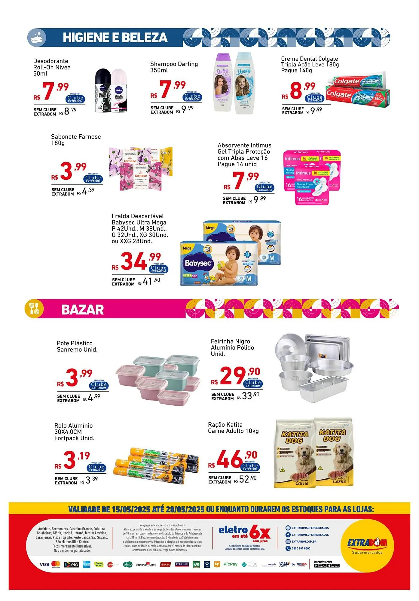 Encarte de Catálogo Extrabom Supermercados 15 de maio até 28 de maio 2025 - Pagina 10