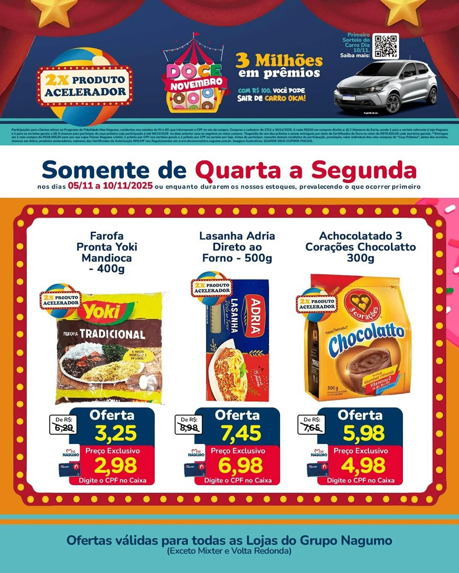 Encarte de Folheto Nagumo 5 de novembro até 10 de novembro 2025 - Pagina 1
