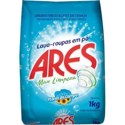 Lava-Roupas em Pó pacote 1kg - Ares/Max Limpeza