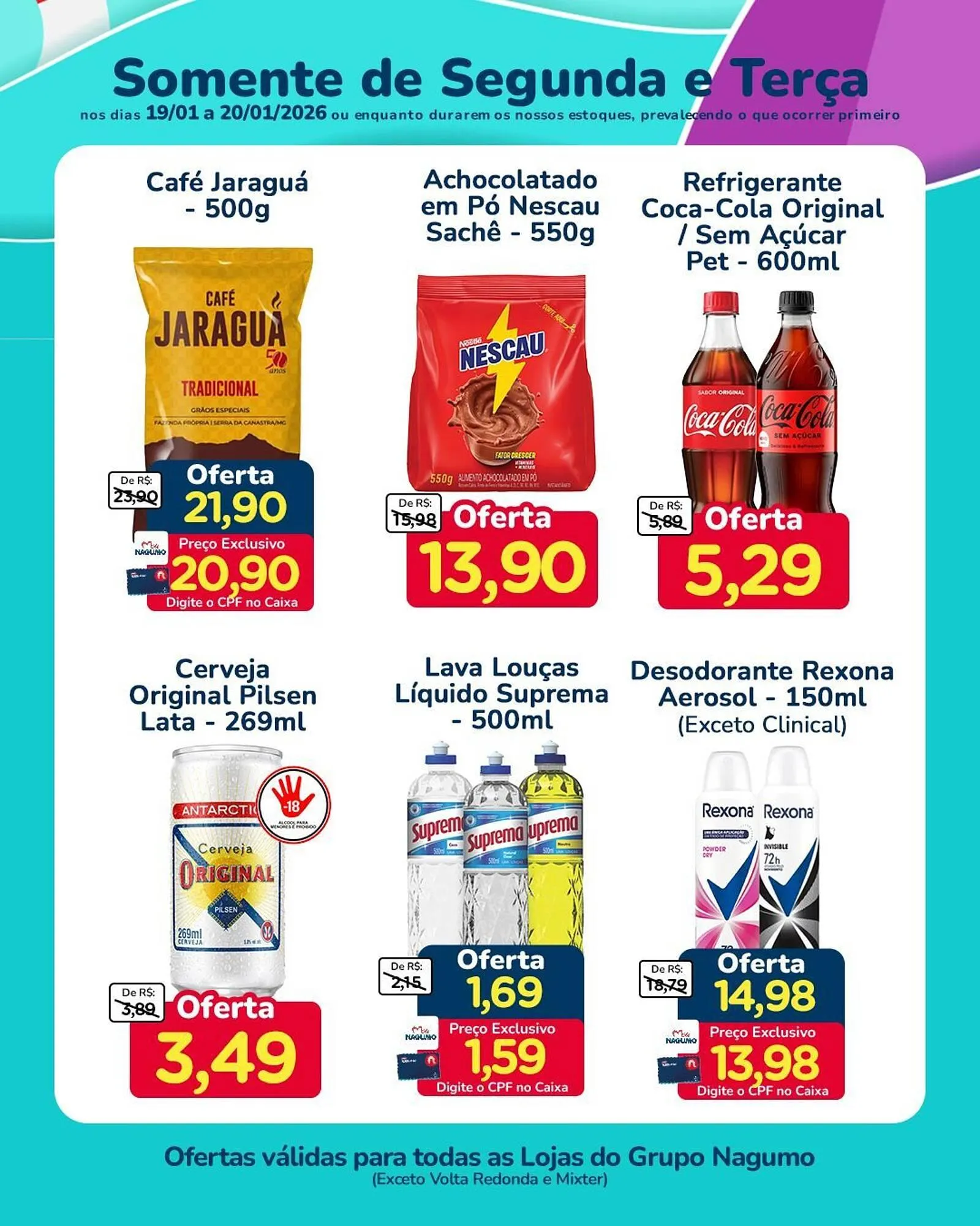 Encarte de Folheto Nagumo 19 de janeiro até 20 de janeiro 2026 - Pagina 2
