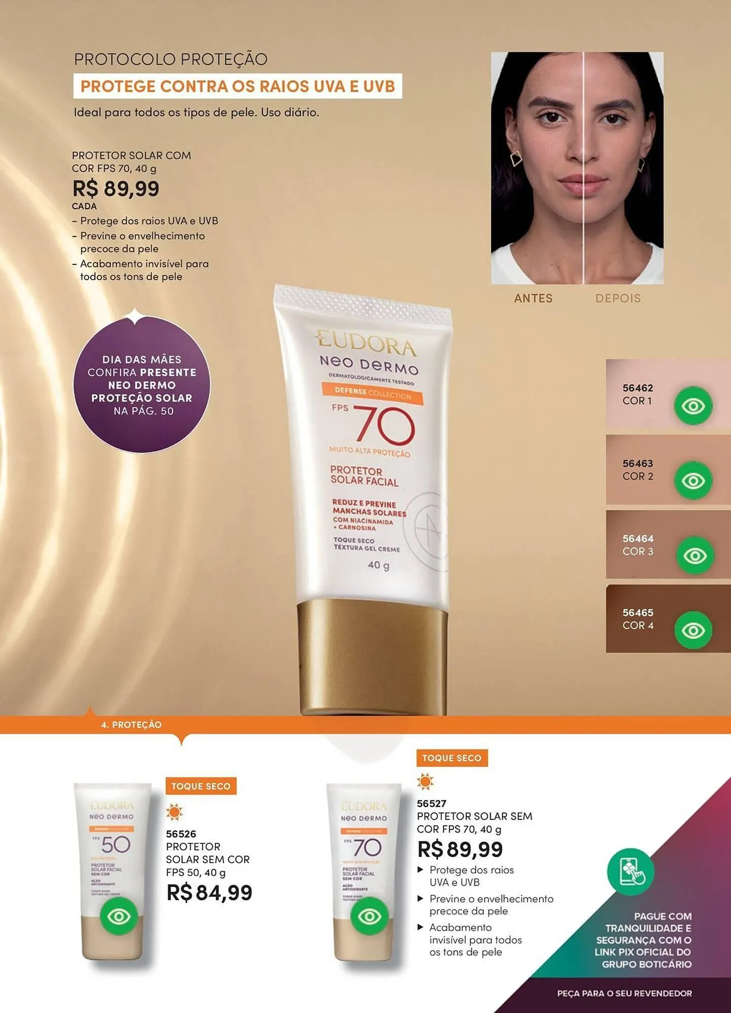 Encarte de Catálogo Eudora 1 de abril até 1 de maio 2026 - Pagina 49