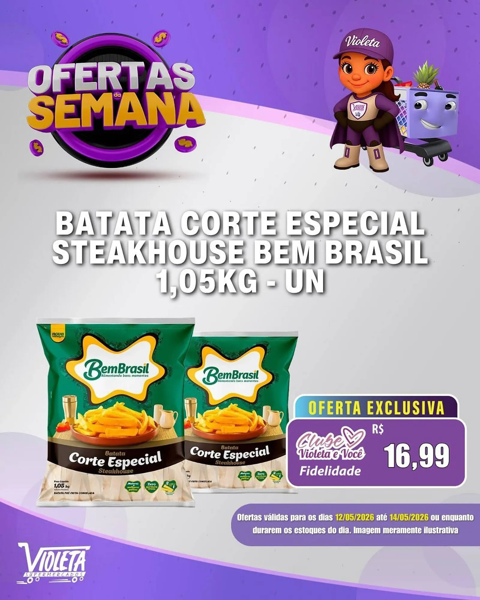 Encarte de Catálogo Violeta Supermercados 12 de maio até 14 de maio 2026 - Pagina 9