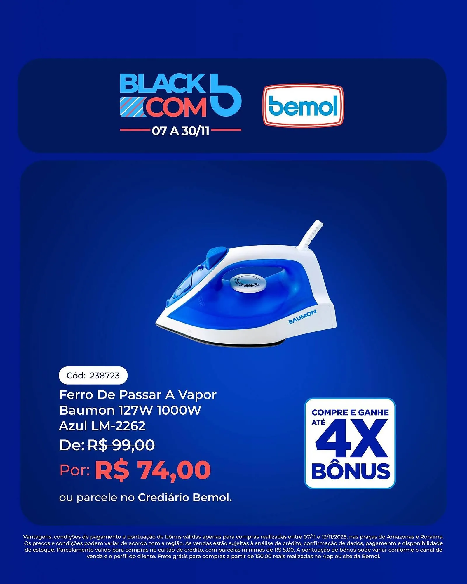 Encarte de Encarte Bemol 11 de novembro até 13 de novembro 2025 - Pagina 4