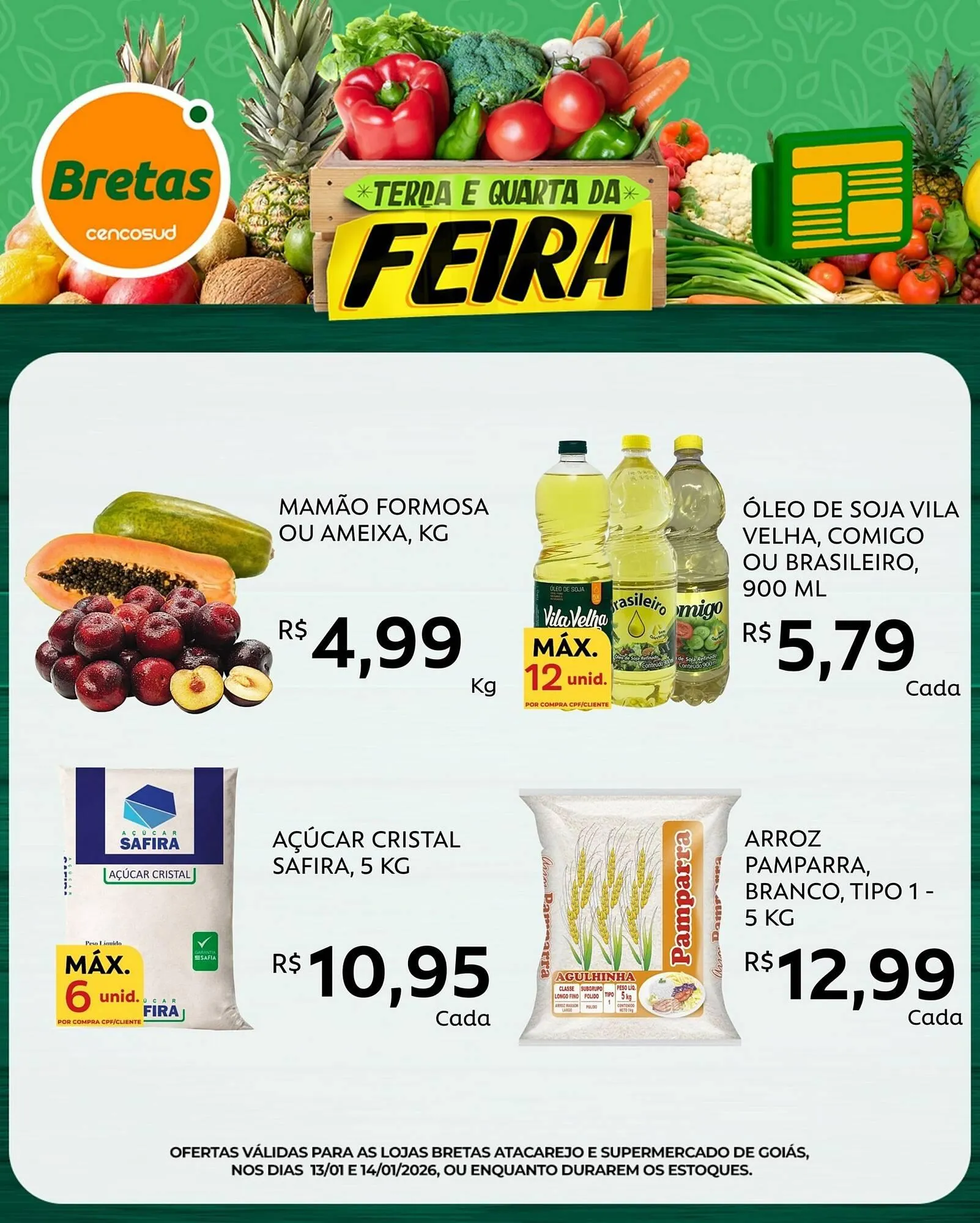 Encarte de Catálogo Supermercados Bretas 13 de janeiro até 14 de janeiro 2026 - Pagina 5