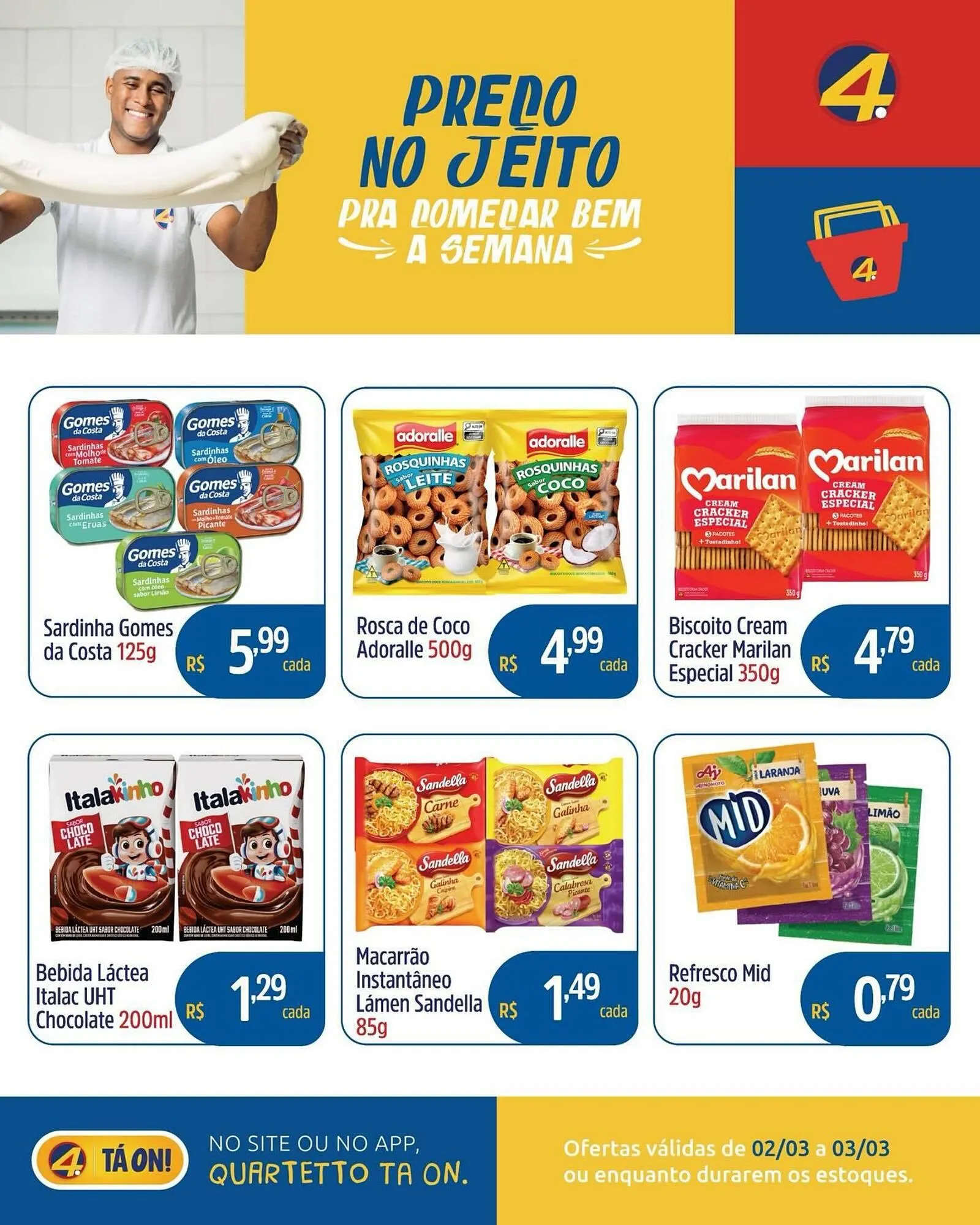 Encarte de Catálogo Quartetto Supermercados 2 de março até 3 de março 2026 - Pagina 2