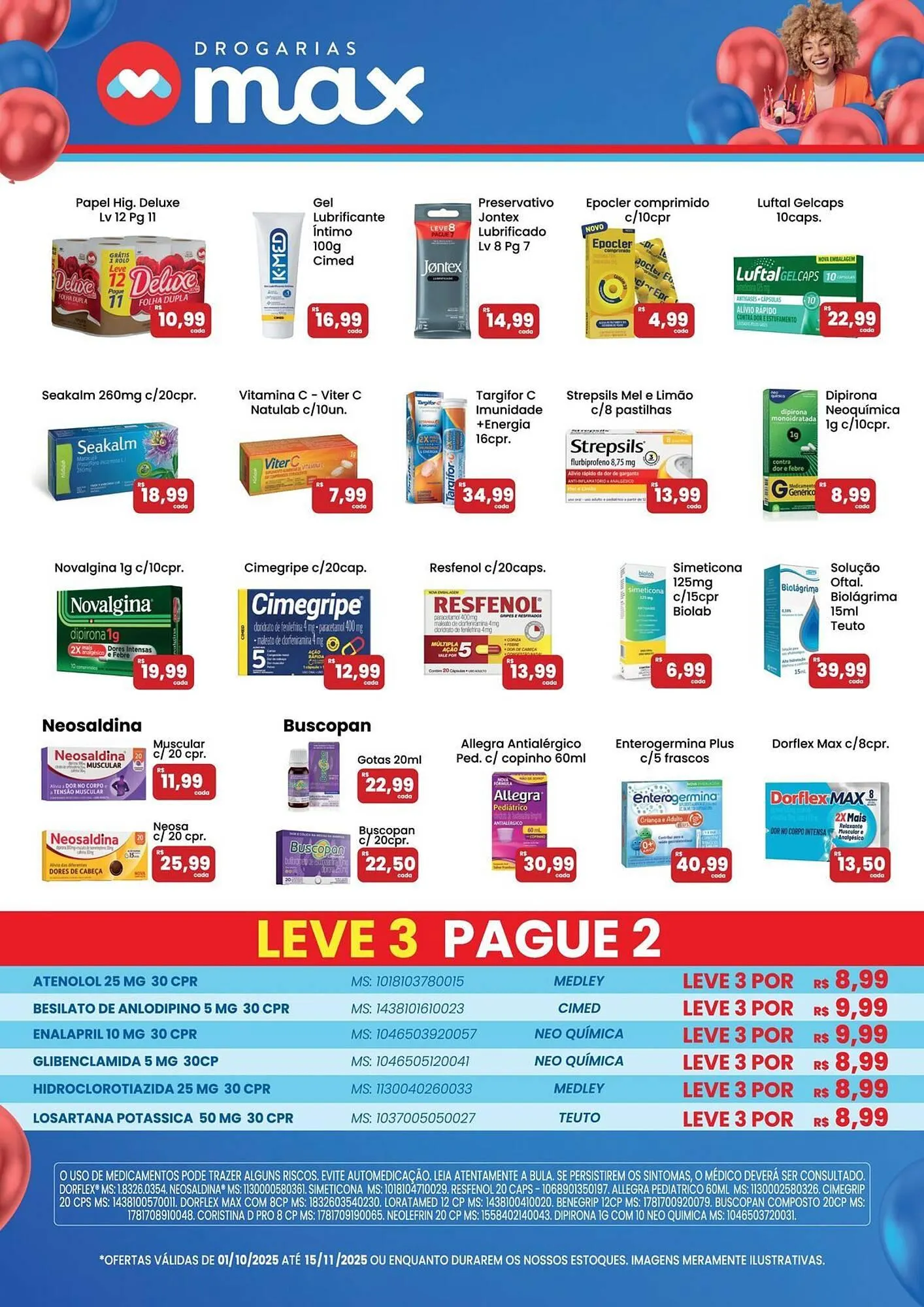 Encarte de Catálogo Drogarias Max 21 de outubro até 15 de novembro 2025 - Pagina 2