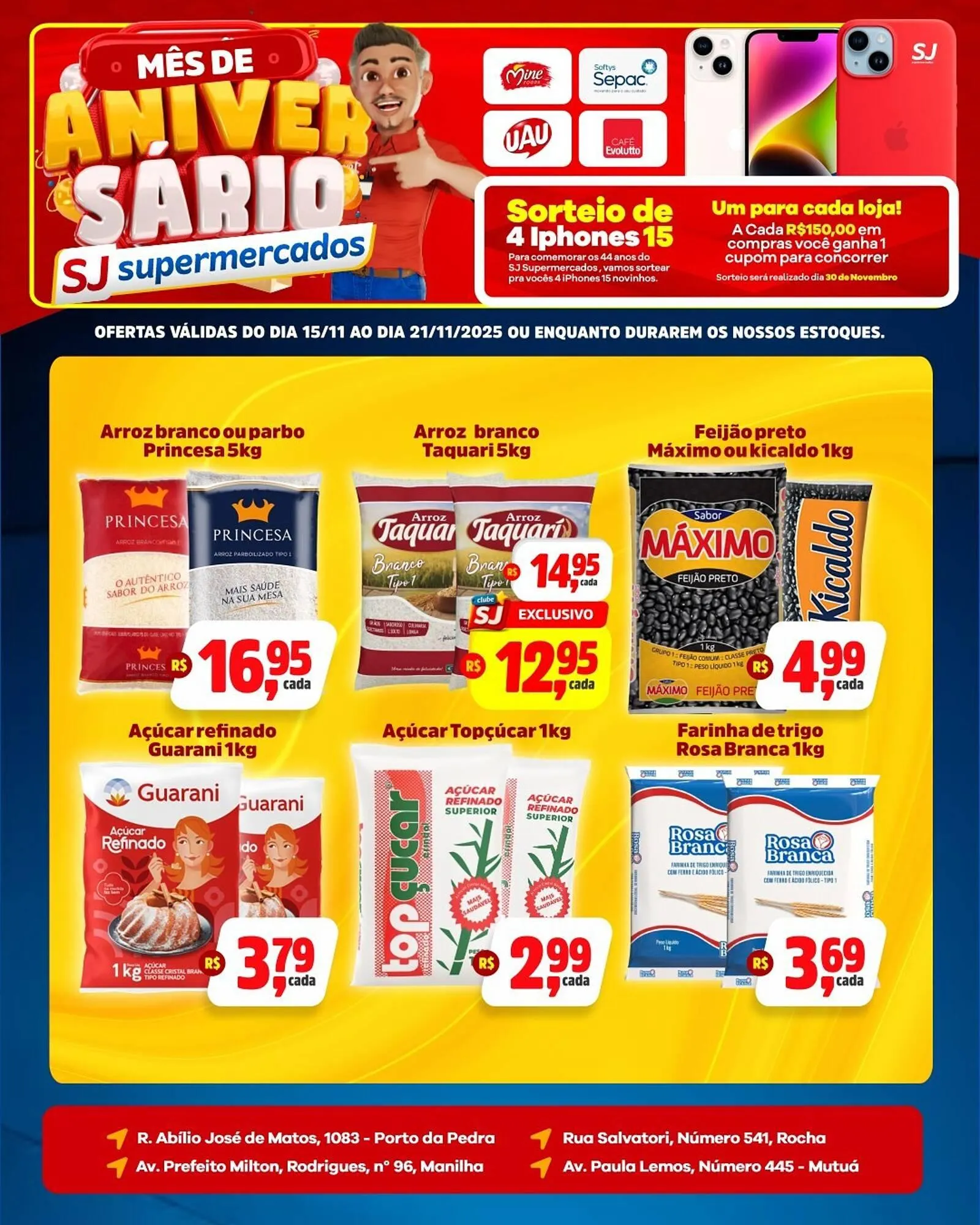 Encarte de Encarte Sj Supermercados 15 de novembro até 21 de novembro 2025 - Pagina 3