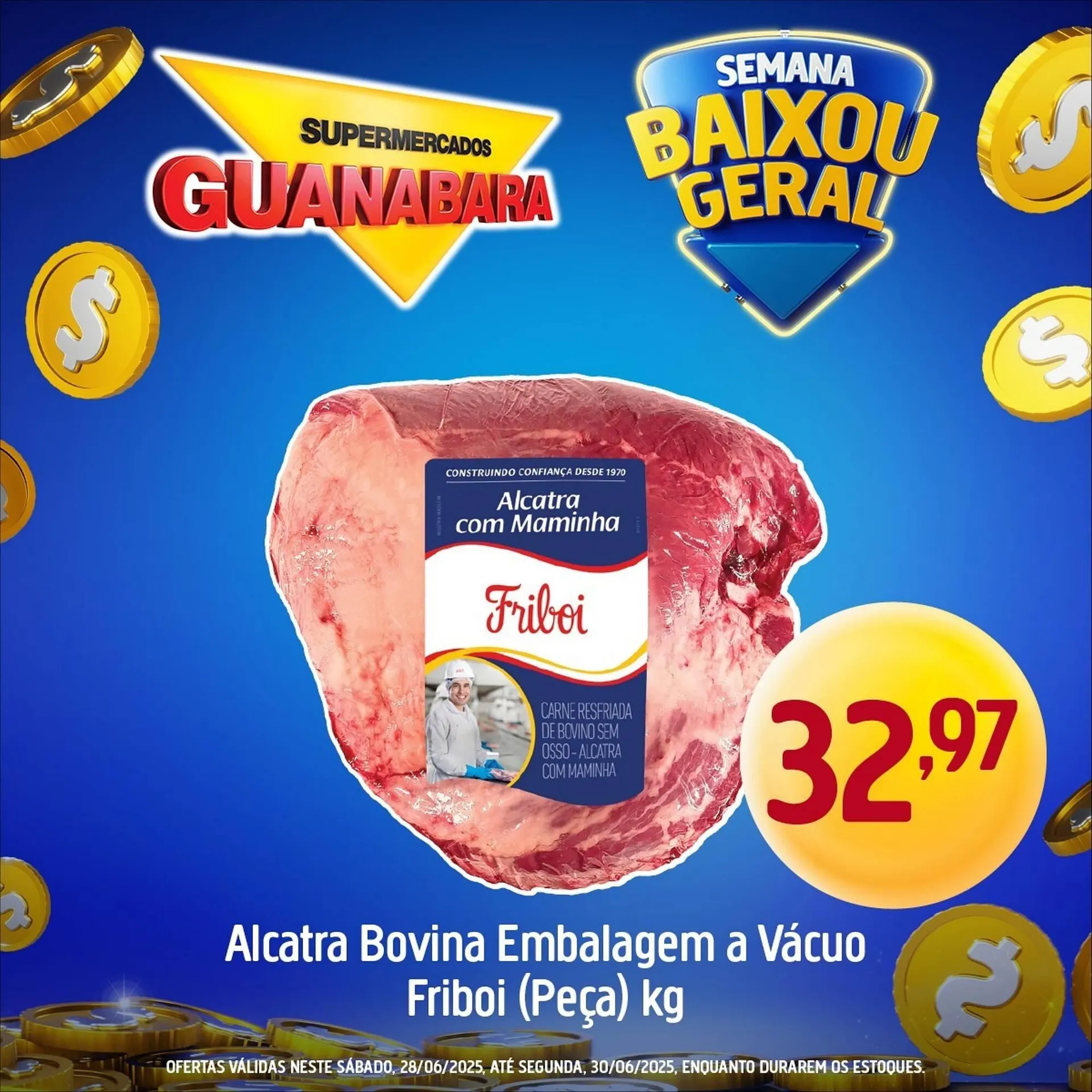 Encarte de Catálogo Supermercados Guanabara 28 de junho até 30 de junho 2025 - Pagina 1