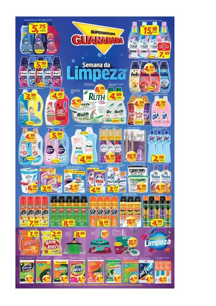 Encarte de Oferta Supermercados Guanabara 8 de agosto até 9 de agosto 2024 - Pagina 4