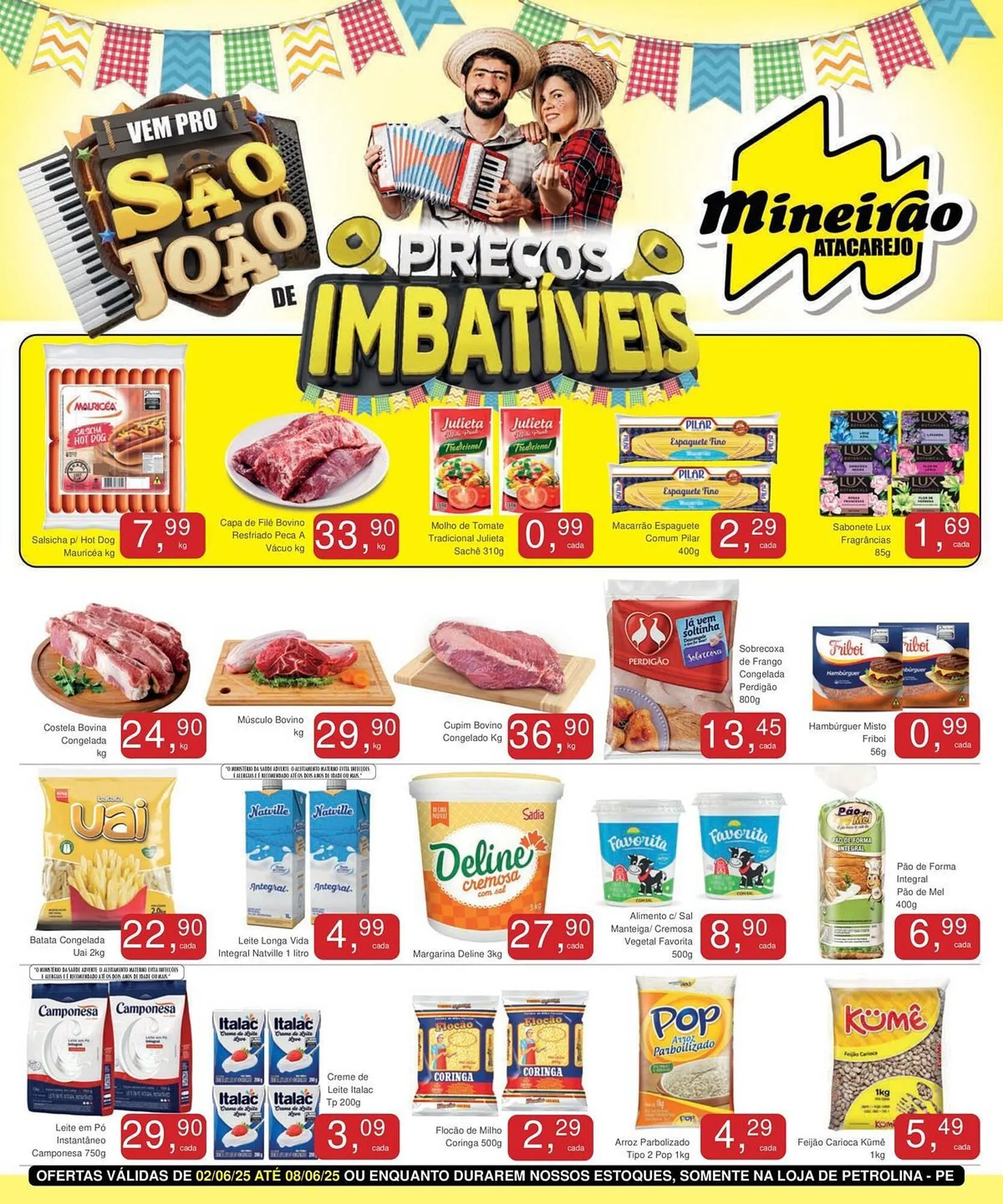 Encarte de Catálogo Mineirão Atacarejo 3 de junho até 8 de junho 2025 - Pagina 1
