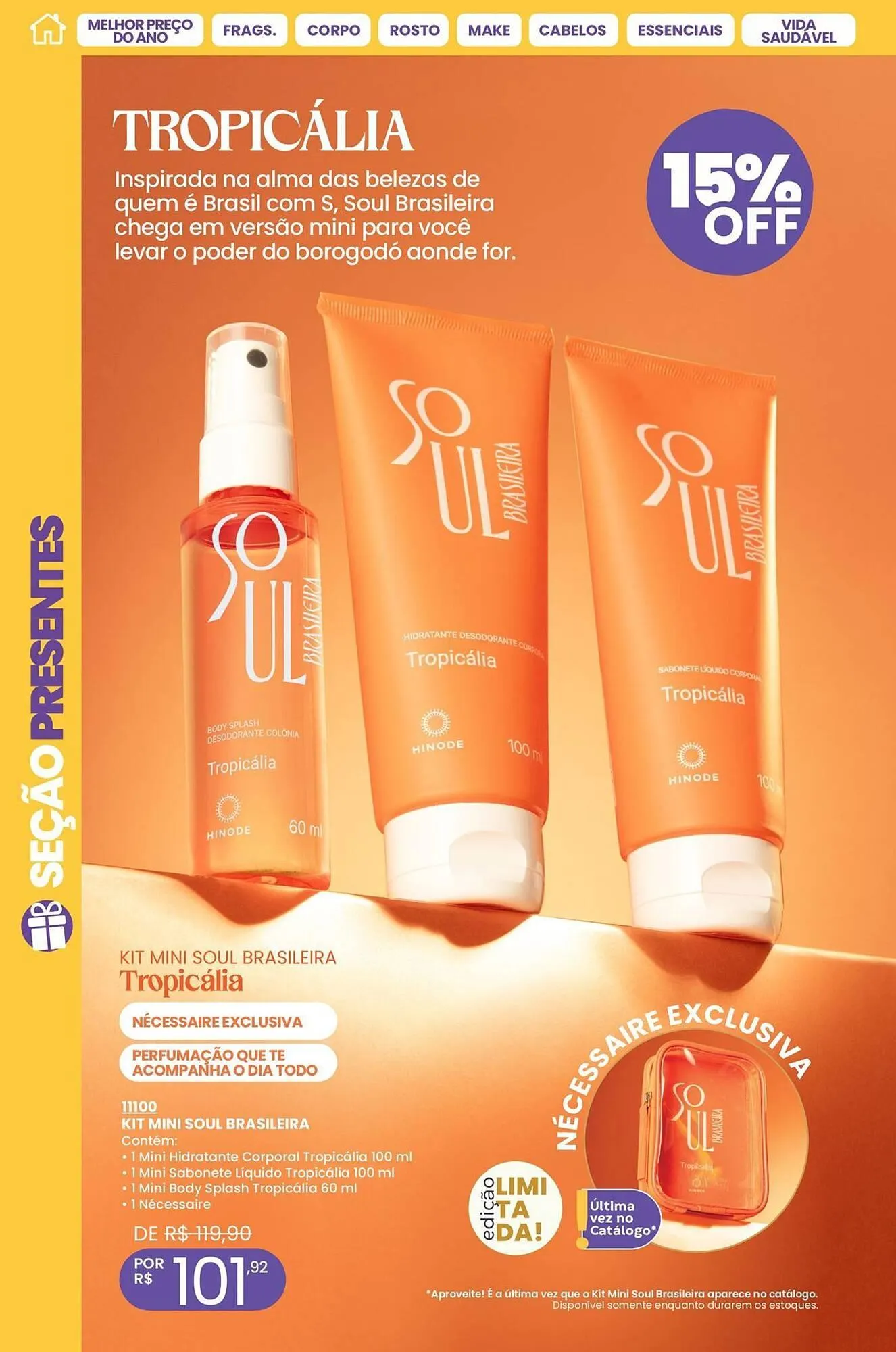 Encarte de Catálogo Hinode 1 de março até 31 de março 2026 - Pagina 8