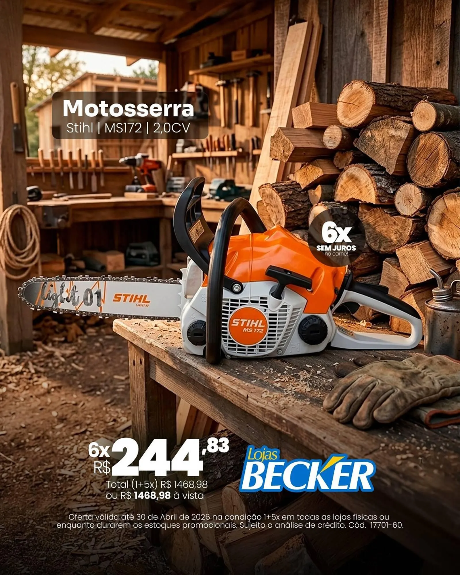 Encarte de Folheto Lojas Becker 14 de abril até 30 de abril 2026 - Pagina 1