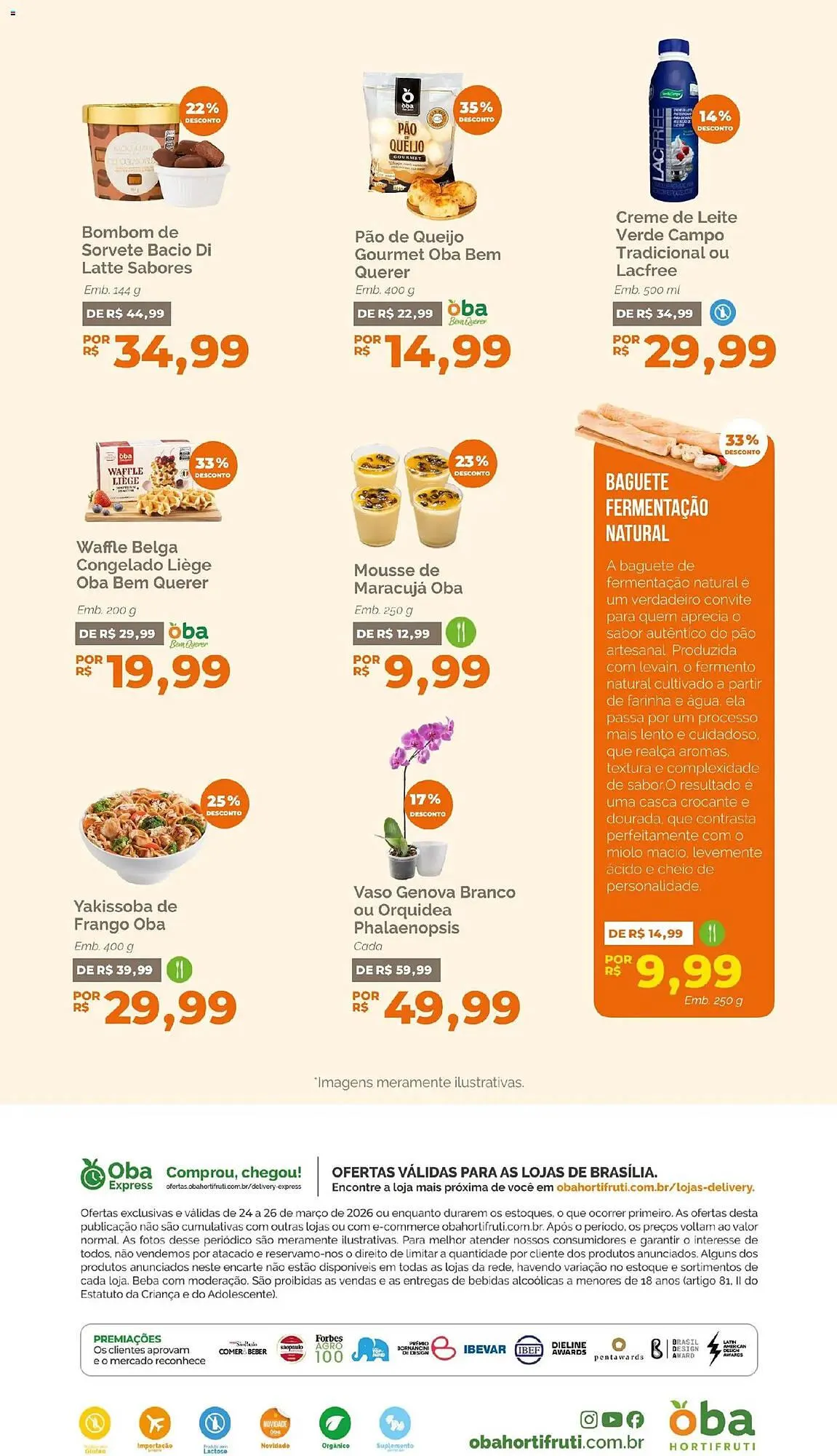 Encarte de Folheto Oba Hortifruti 24 de março até 26 de março 2026 - Pagina 7