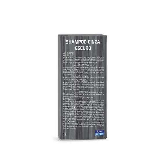 Shampoo Nupill Cinza Escuro 120Ml