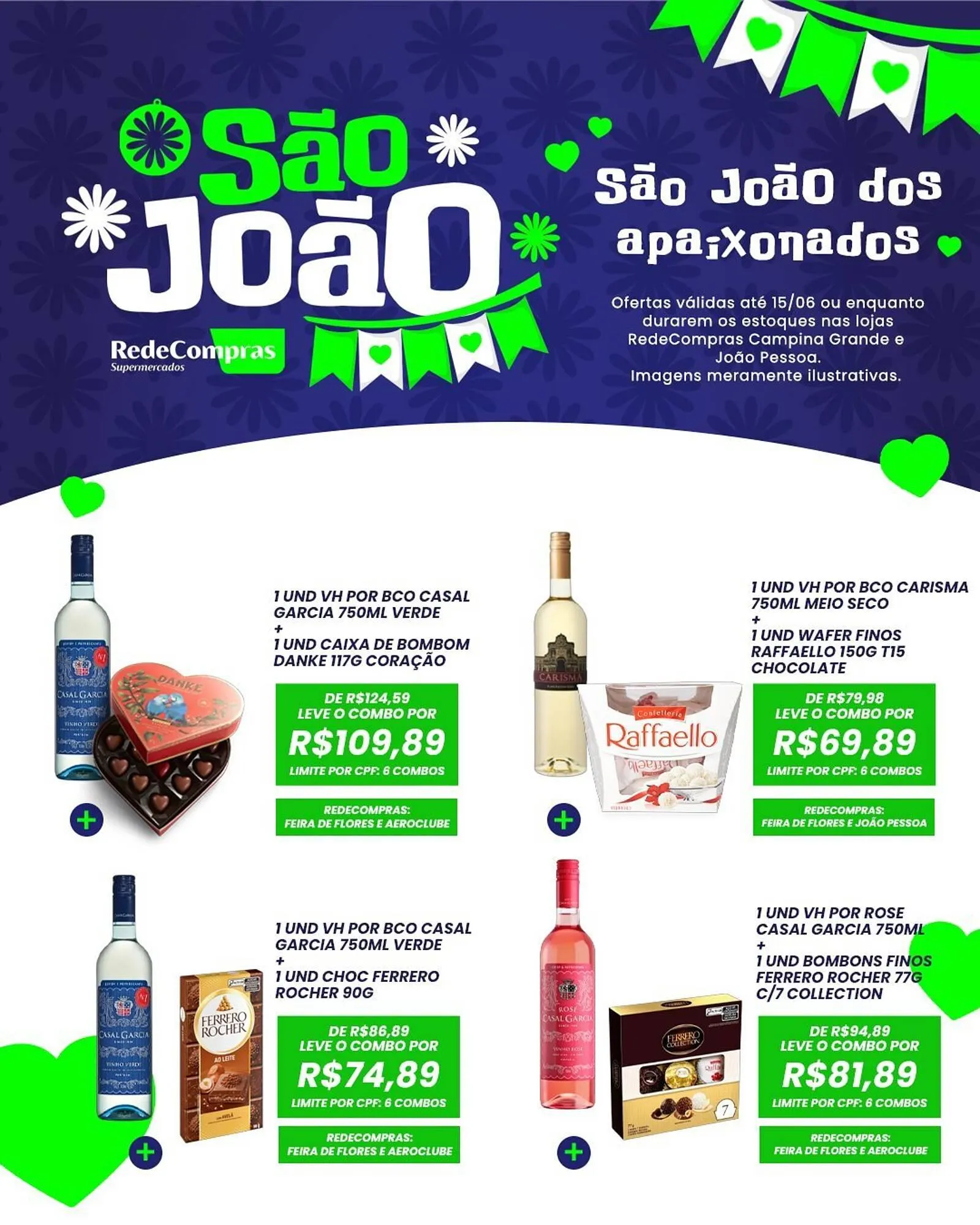 Encarte de Catálogo Rede Compras 12 de junho até 15 de junho 2025 - Pagina 1