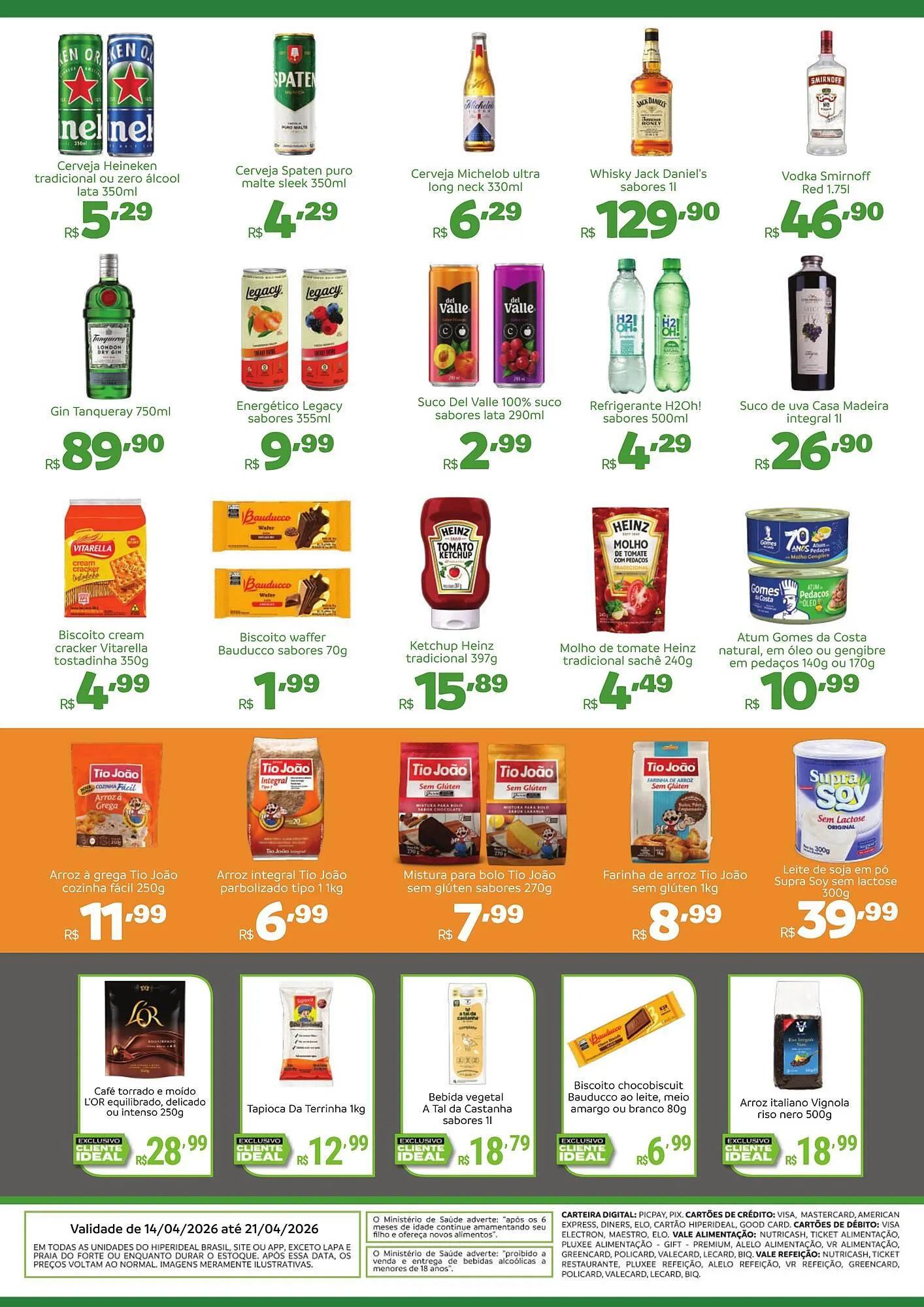 Encarte de Catálogo Hiperideal Supermercados 14 de abril até 21 de abril 2026 - Pagina 3