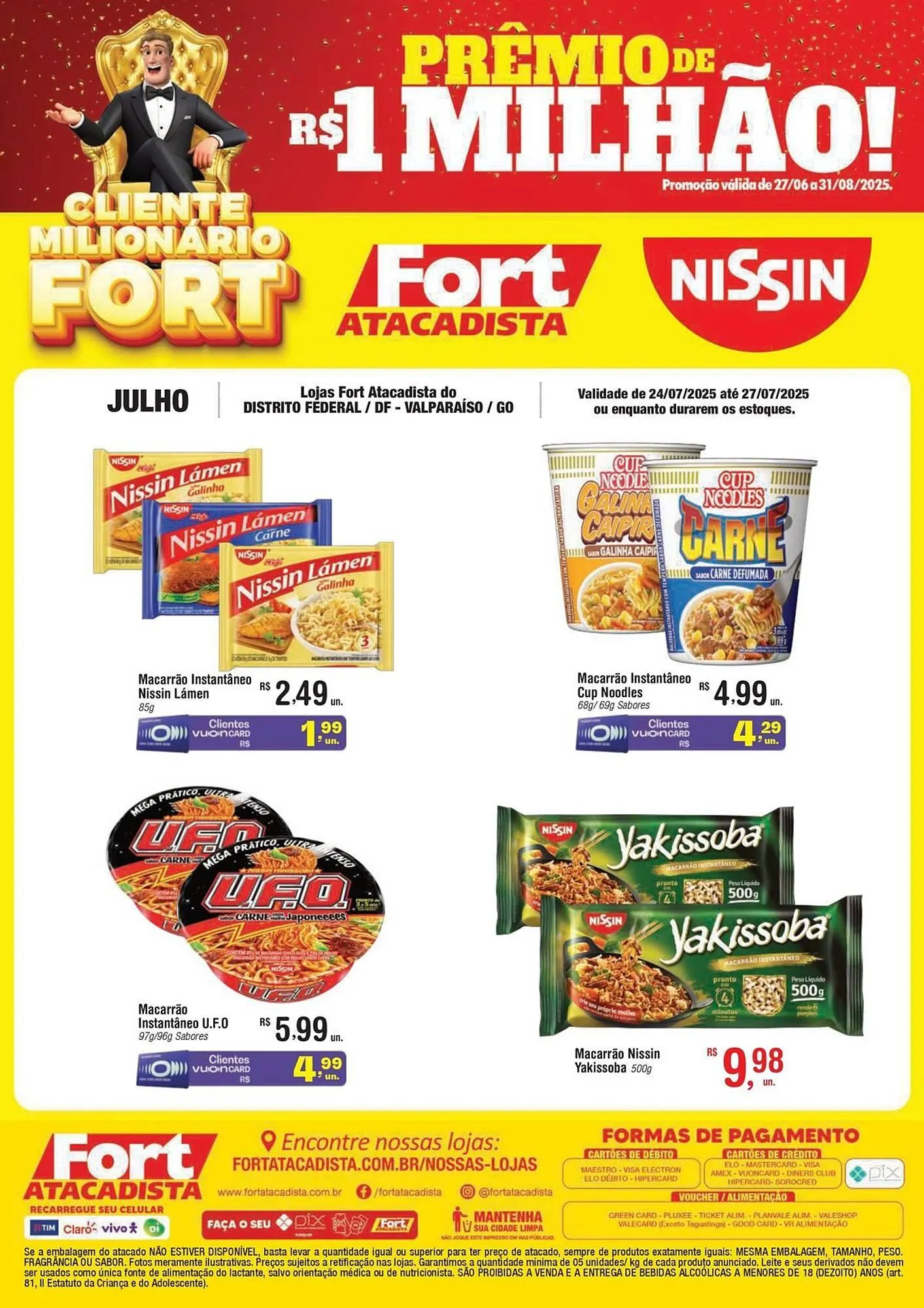 Encarte de Catálogo Fort Atacadista 24 de julho até 27 de julho 2025 - Pagina 1