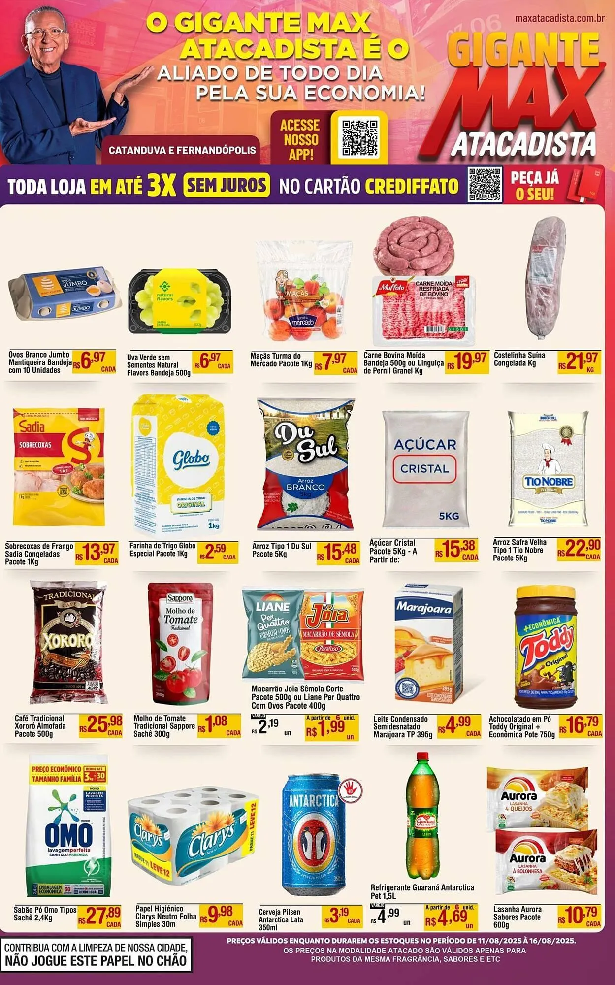 Encarte de Catálogo Max Atacadista 11 de agosto até 16 de agosto 2025 - Pagina 1