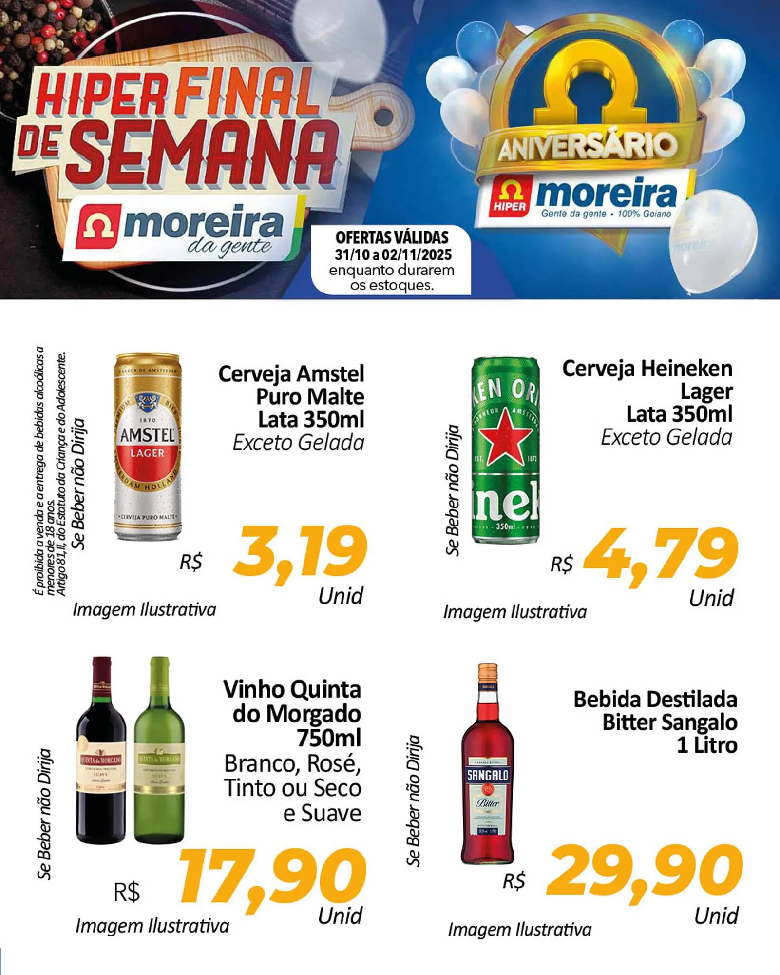 Encarte de Catálogo Hiper Moreira 31 de outubro até 2 de novembro 2025 - Pagina 3