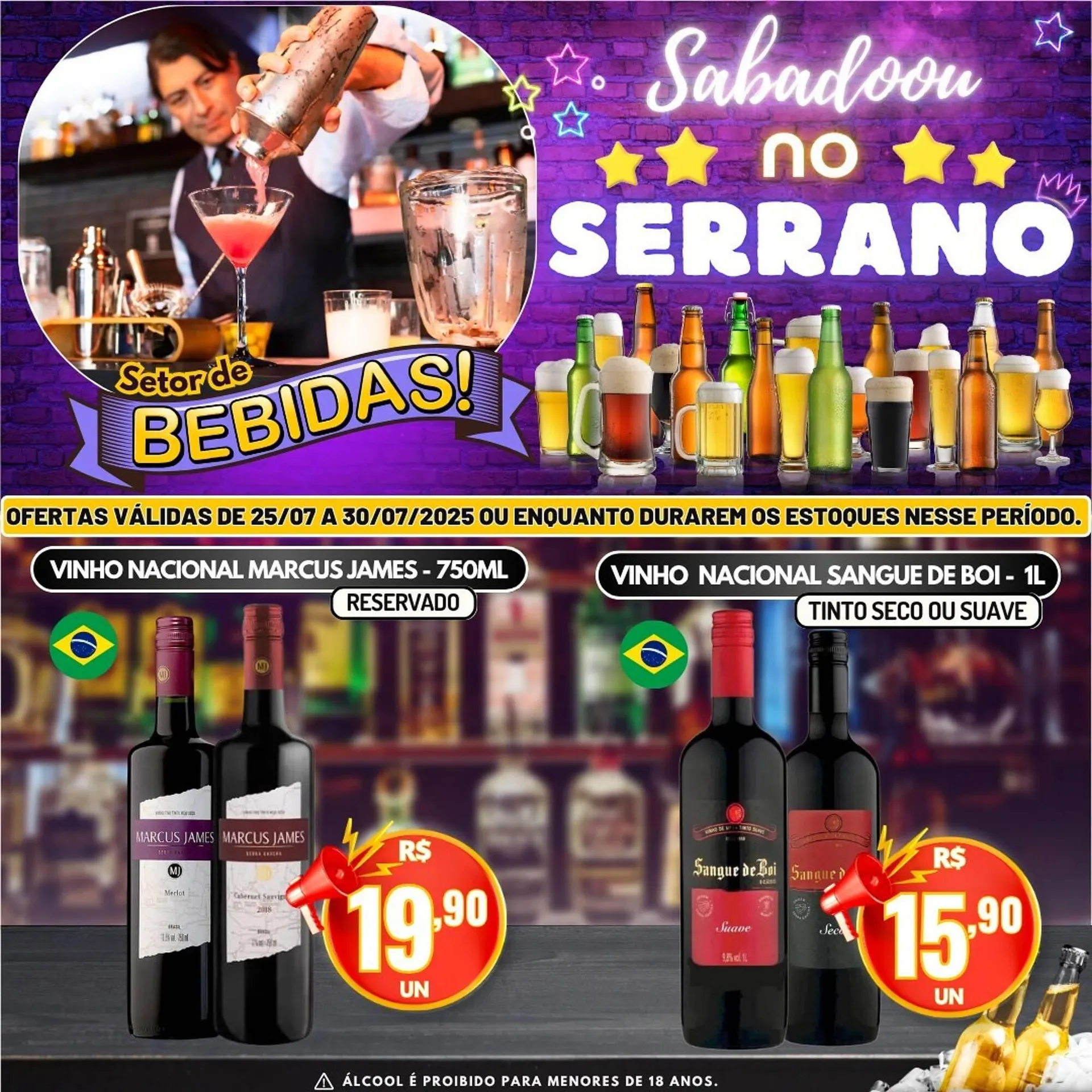 Encarte de Catálogo Serrano Supermercado 27 de julho até 30 de julho 2025 - Pagina 3