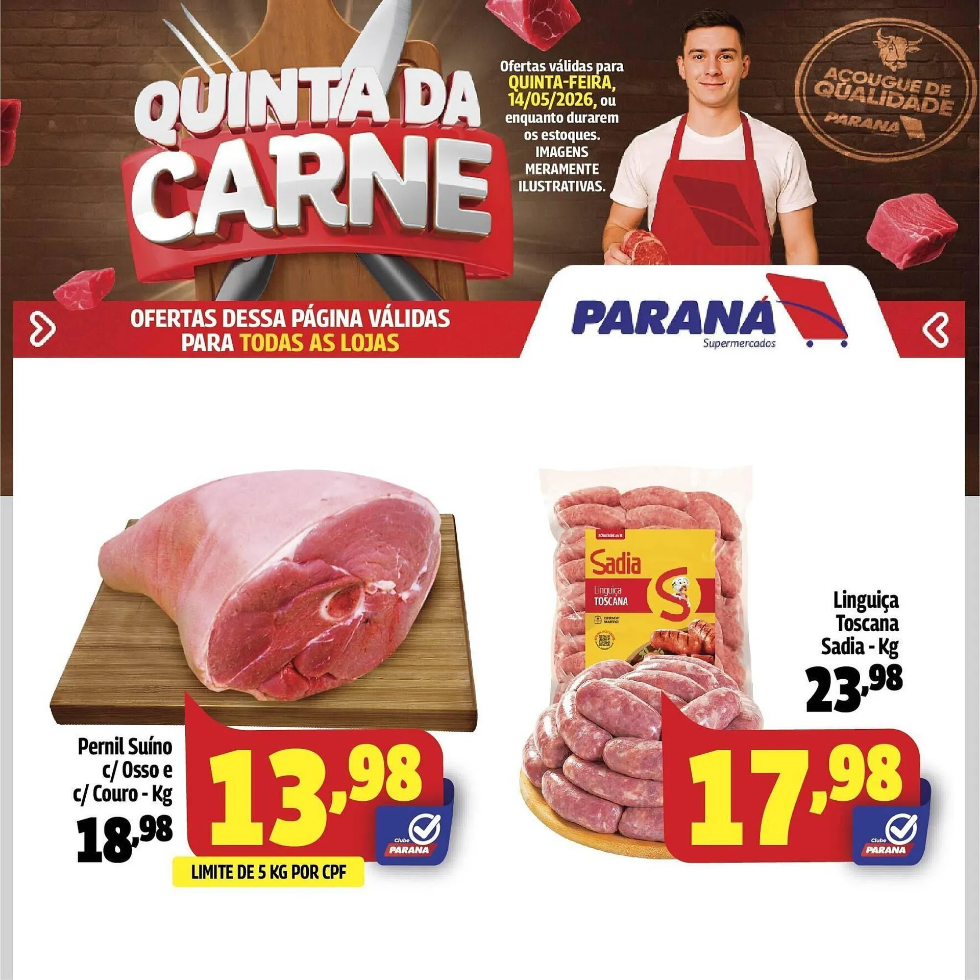 Encarte de Folheto Supermercado Paraná 14 de maio até 14 de maio 2026 - Pagina 2
