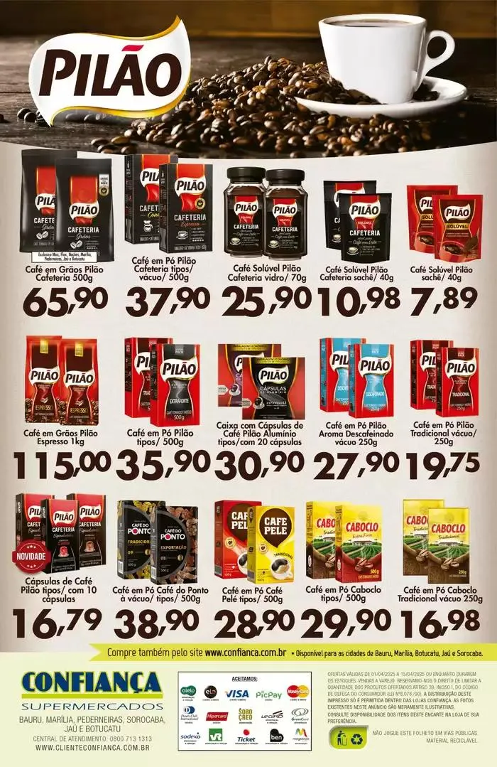 Encarte de Ofertas especiais atraentes para todos 1 de abril até 15 de abril 2025 - Pagina 8