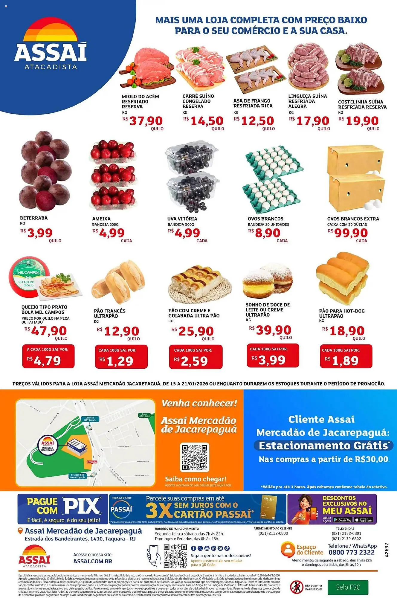 Encarte de Encarte Assaí Atacadista 15 de janeiro até 21 de janeiro 2026 - Pagina 2