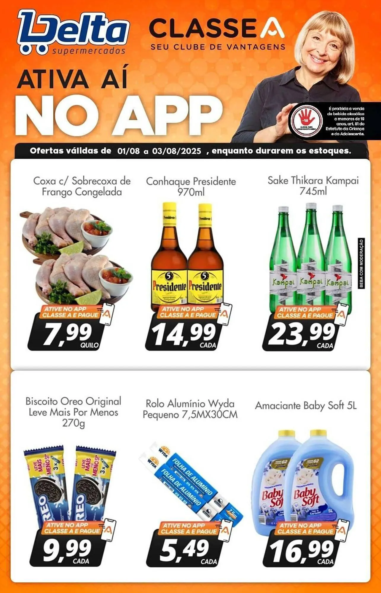 Encarte de Catálogo Delta Supermercados 1 de agosto até 3 de agosto 2025 - Pagina 2