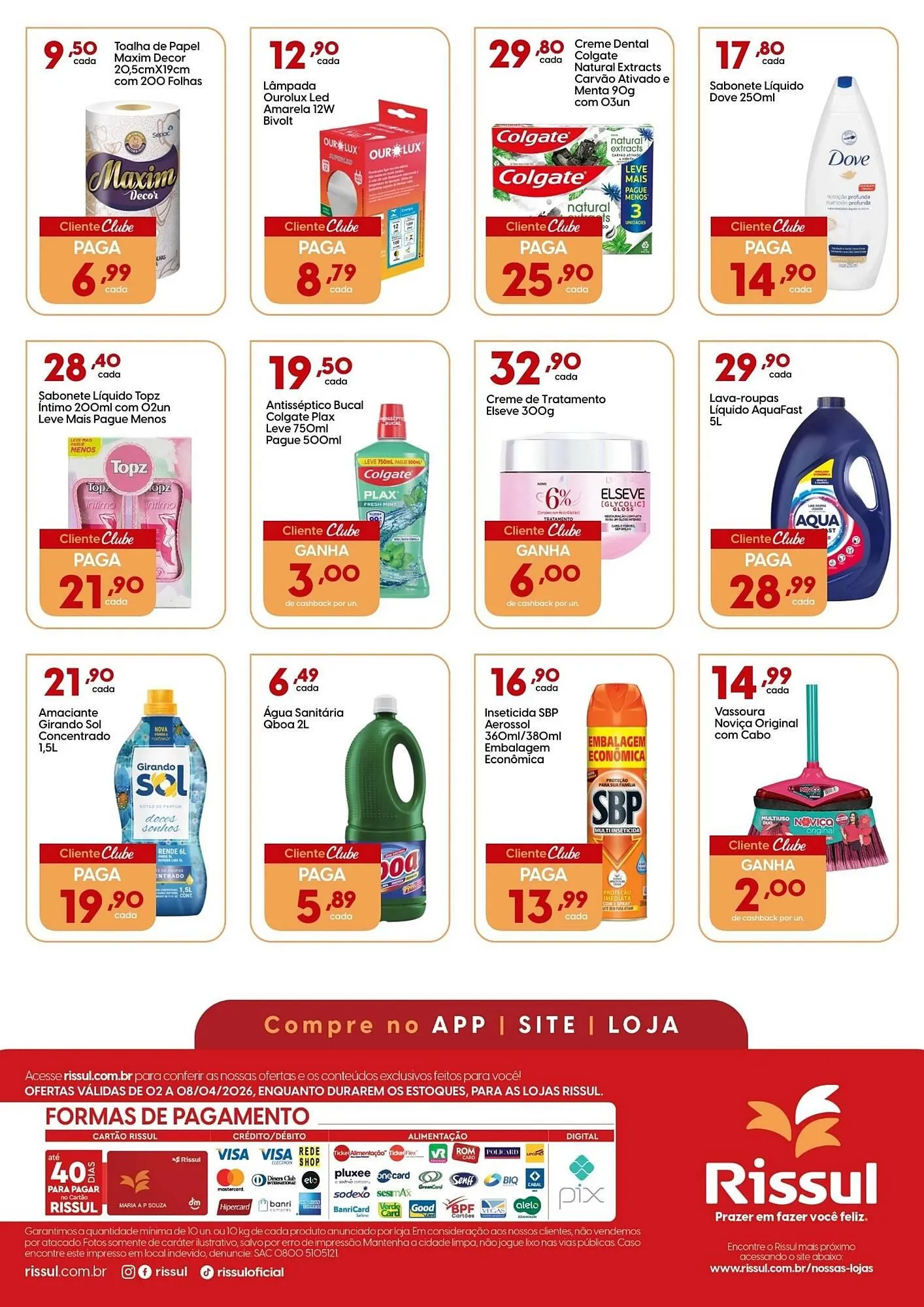 Encarte de Catálogo Supper Rissul 1 de abril até 4 de abril 2026 - Pagina 3