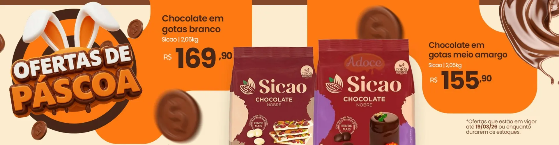 Encarte de Folheto Chocolândia 6 de março até 19 de março 2026 - Pagina 10