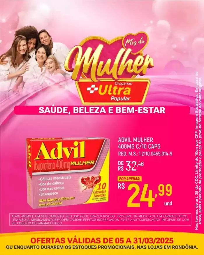 Encarte de Ofertas Drogarias Ultra Popular 5 de março até 31 de março 2025 - Pagina 3