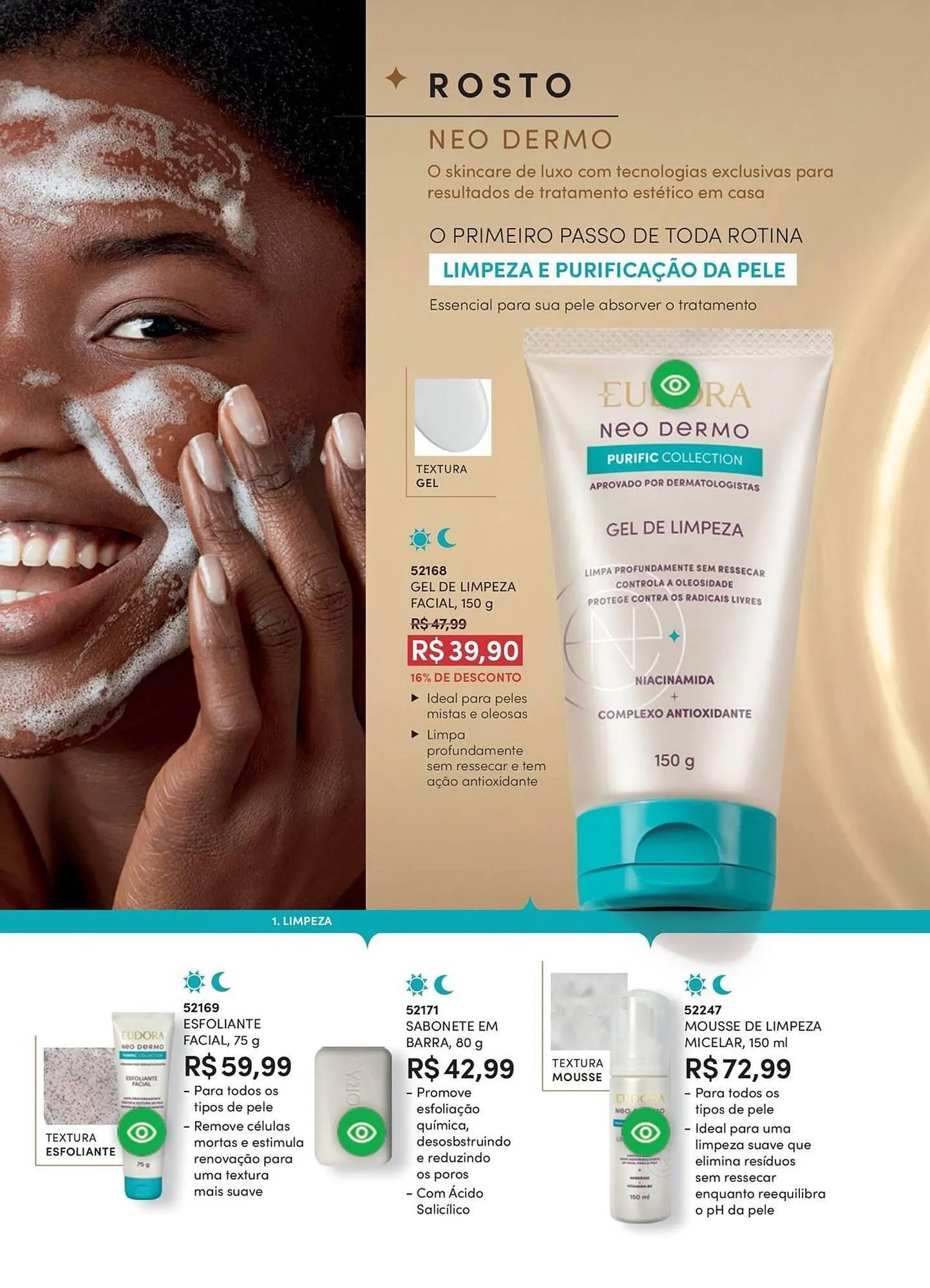 Encarte de Catálogo Eudora 1 de abril até 1 de maio 2026 - Pagina 44