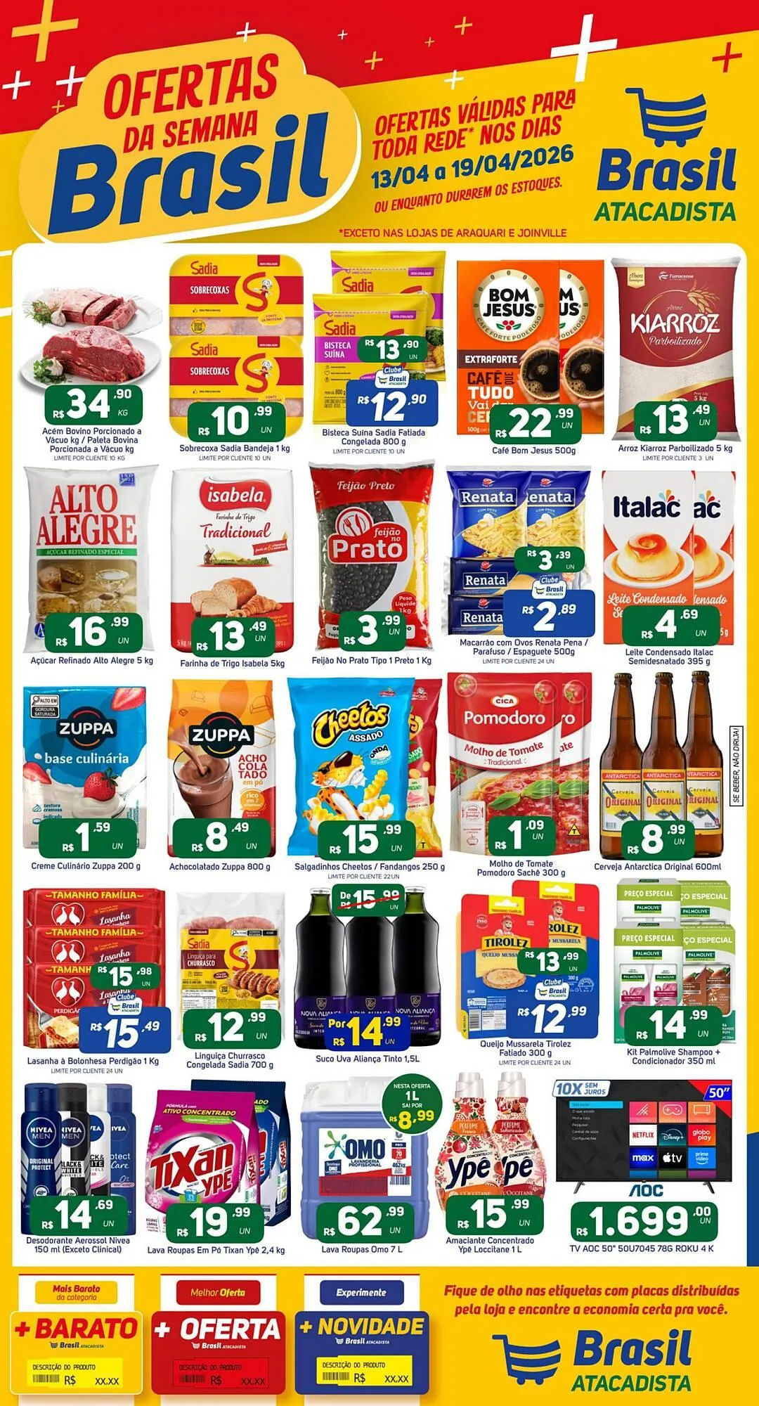 Encarte de Catálogo Brasil Atacadista 13 de abril até 19 de abril 2026 - Pagina 1