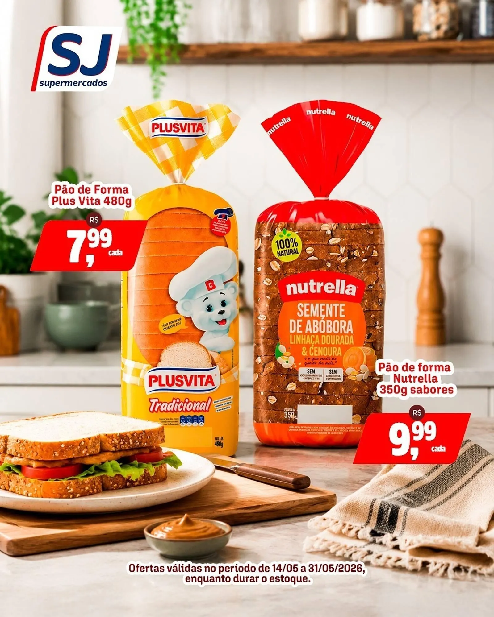 Encarte de Encarte Sj Supermercados 14 de maio até 31 de maio 2026 - Pagina 1