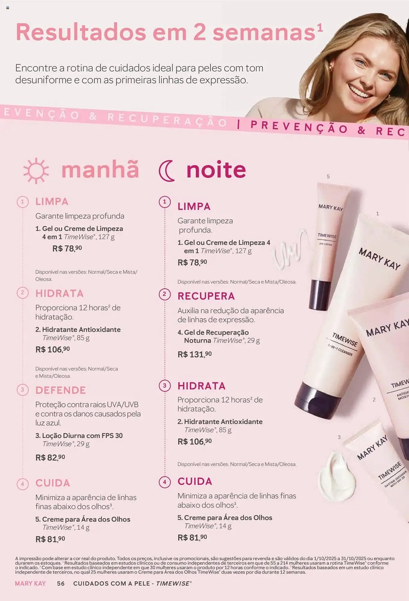 Encarte de Revista Mary Kay 1 de outubro até 1 de novembro 2025 - Pagina 56