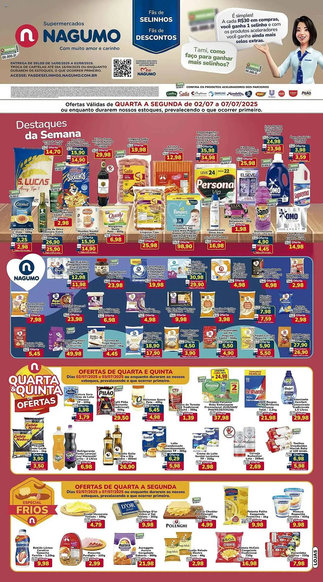 Encarte de Catálogo Nagumo 2 de julho até 7 de julho 2025 - Pagina 1