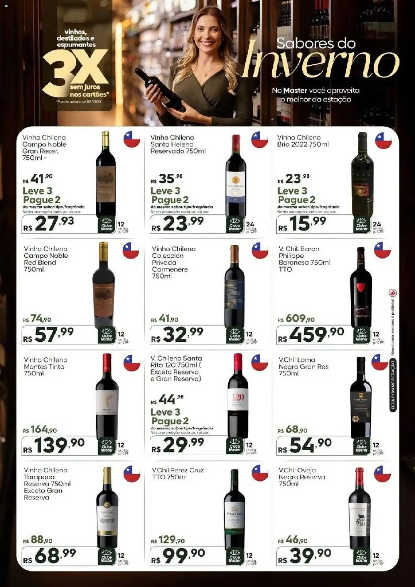 Encarte de Folheto Master Supermercados 11 de maio até 14 de junho 2026 - Pagina 3